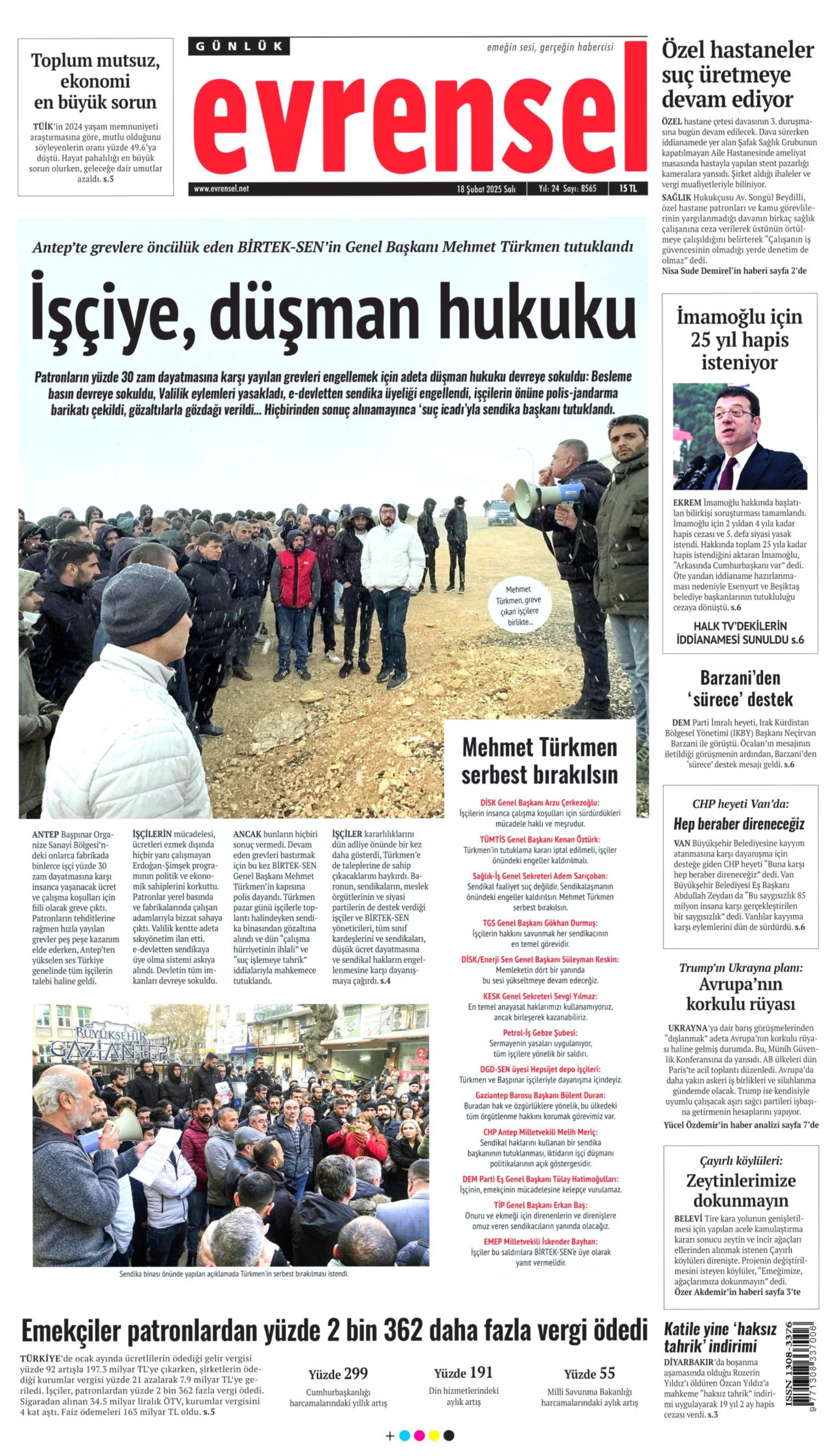 Prime pagine dei giornali del 18 febbraio: la corsa è iniziata prima delle urne