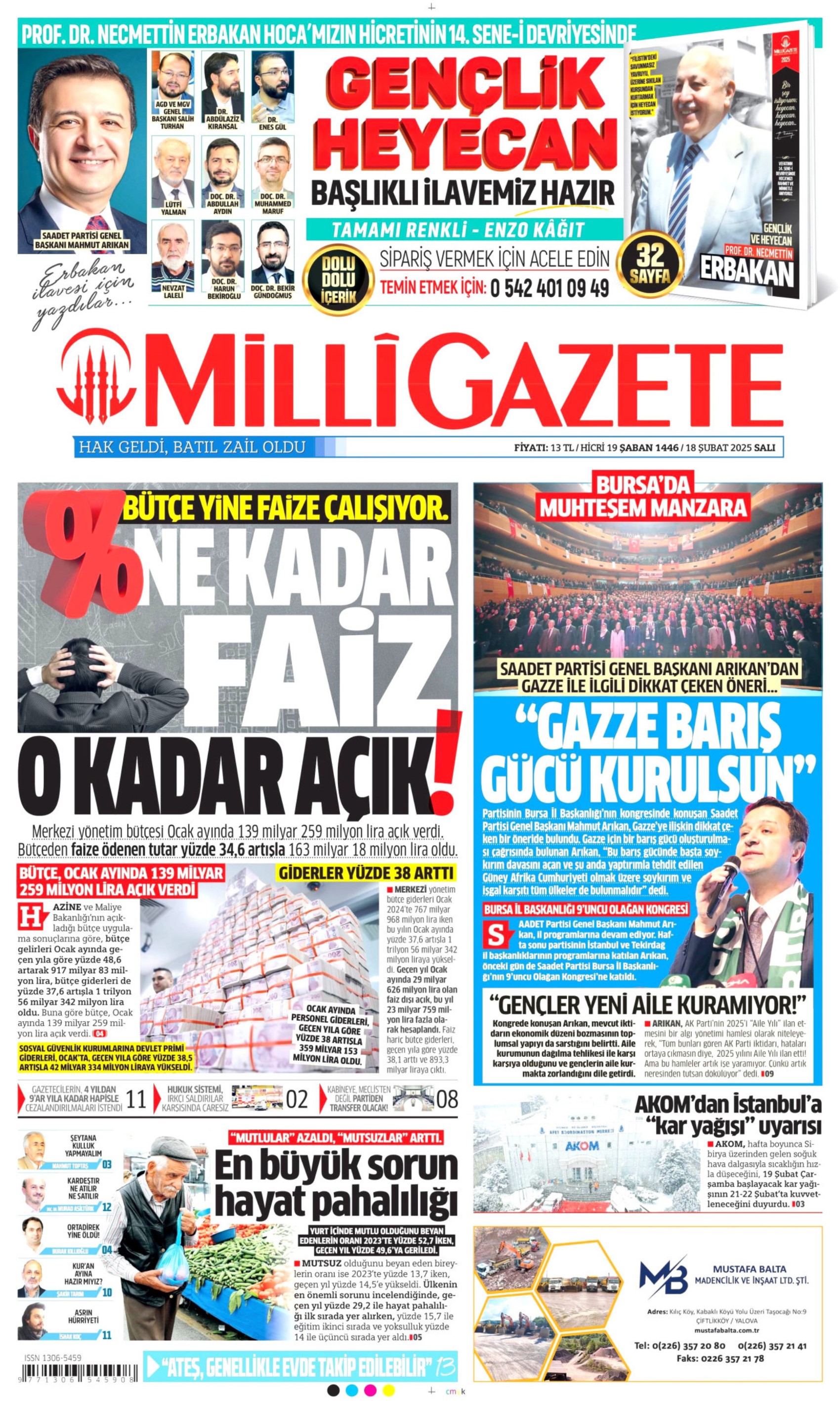 Prime pagine dei giornali del 18 febbraio: la corsa è iniziata prima delle urne