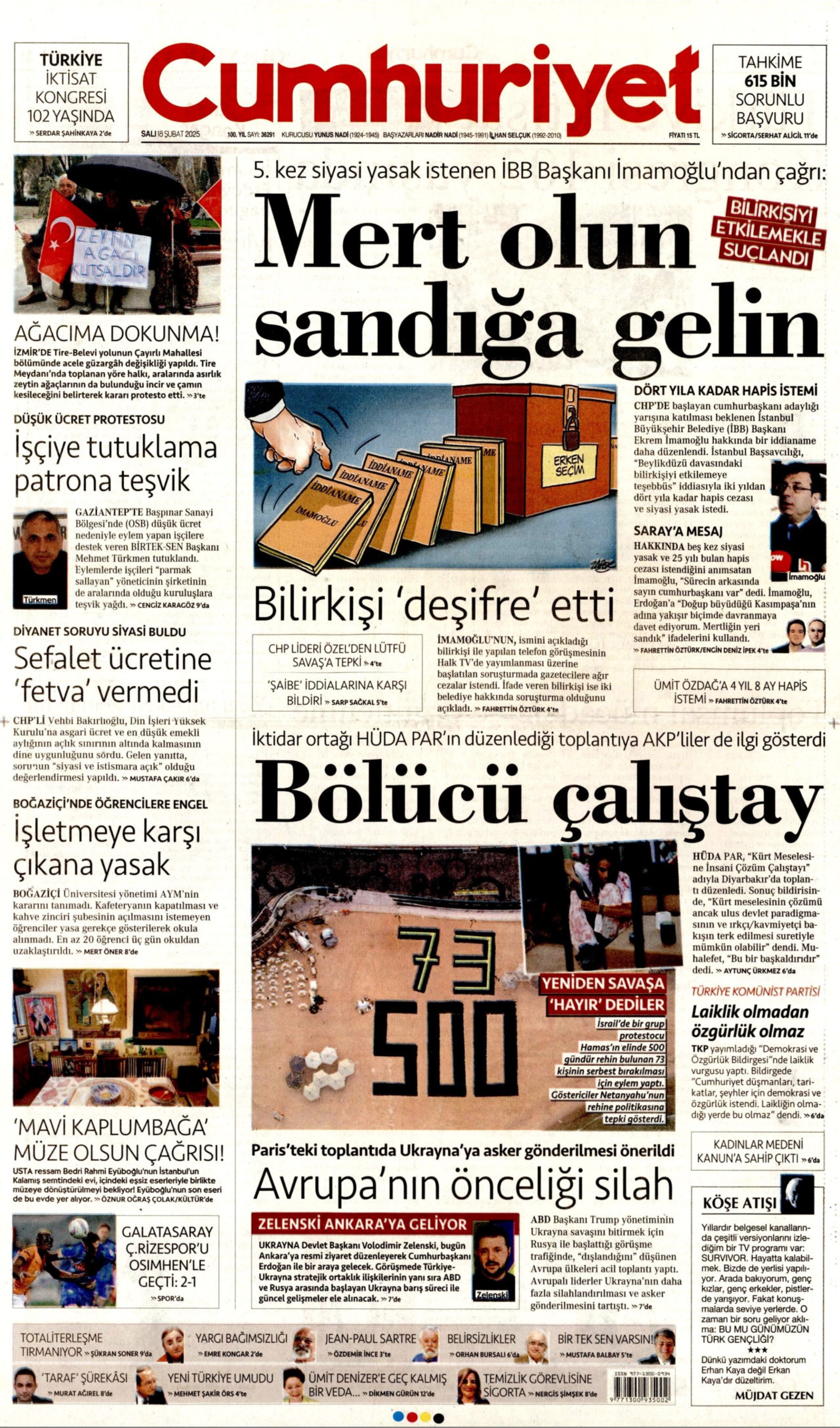 Prime pagine dei giornali del 18 febbraio: la corsa è iniziata prima delle urne