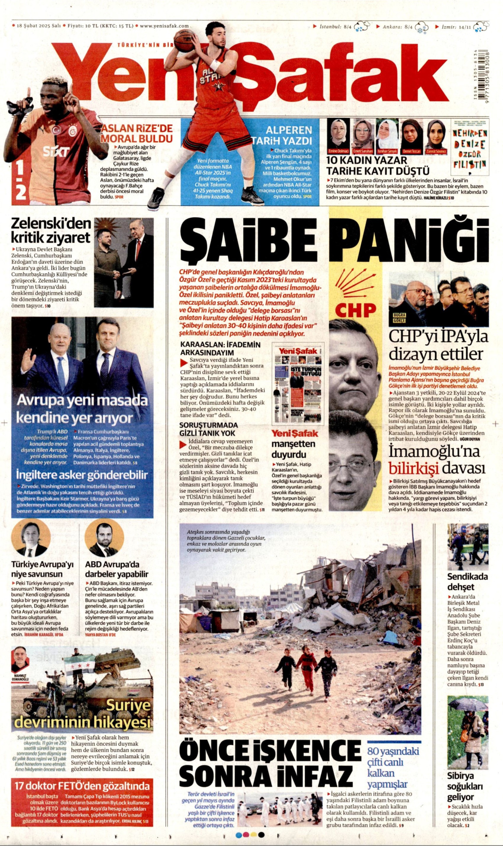 Prime pagine dei giornali del 18 febbraio: la corsa è iniziata prima delle urne