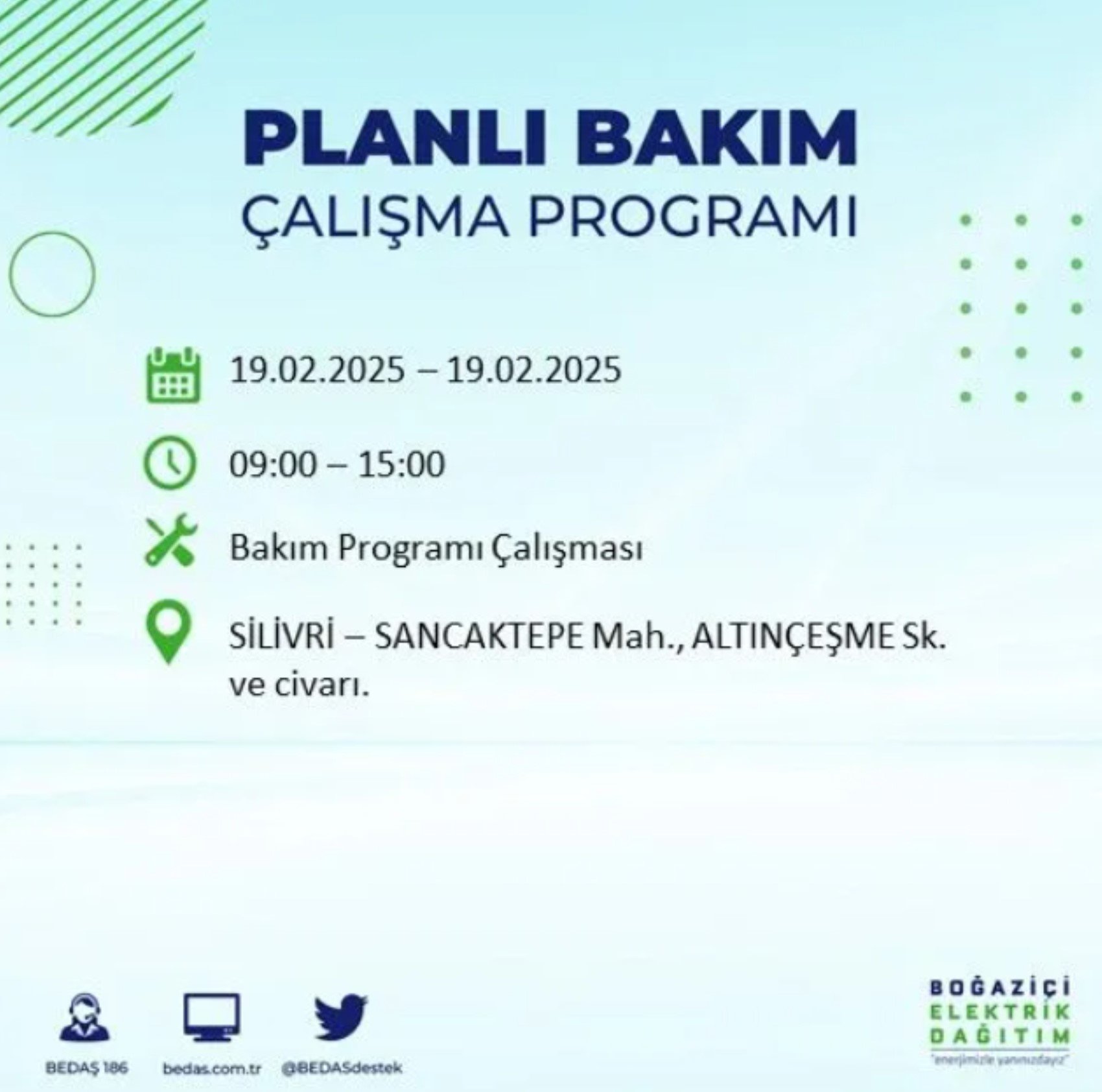 BEDAŞ açıkladı... İstanbul'da elektrik kesintisi: 19 Şubat'ta hangi mahalleler etkilenecek?