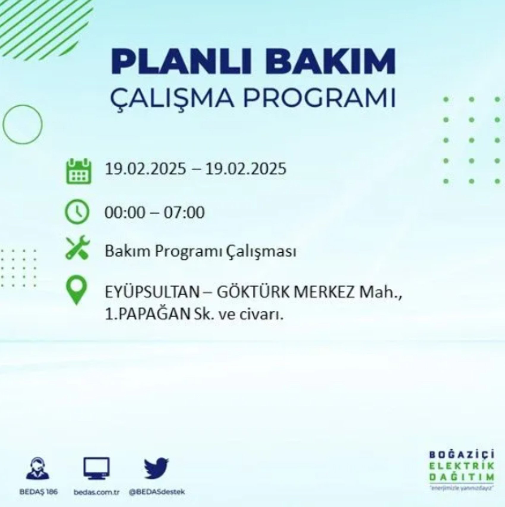 BEDAŞ açıkladı... İstanbul'da elektrik kesintisi: 19 Şubat'ta hangi mahalleler etkilenecek?