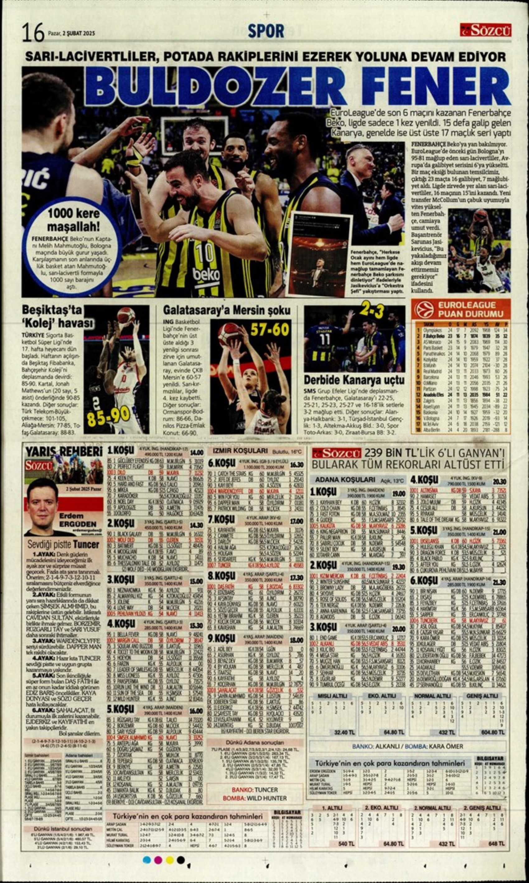 Sporun manşetleri: Fenerbahçe'de hareketli saatler: Maximin 'out' Son 'in'