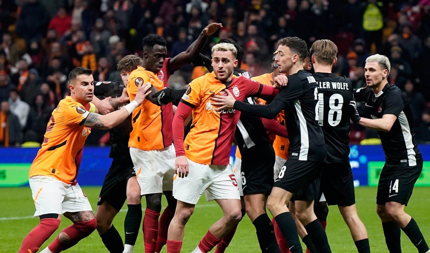 AZ Alkmaar ile berabere kalan Galatasaray Avrupa'ya veda etti: 4 gollü karşılaşma