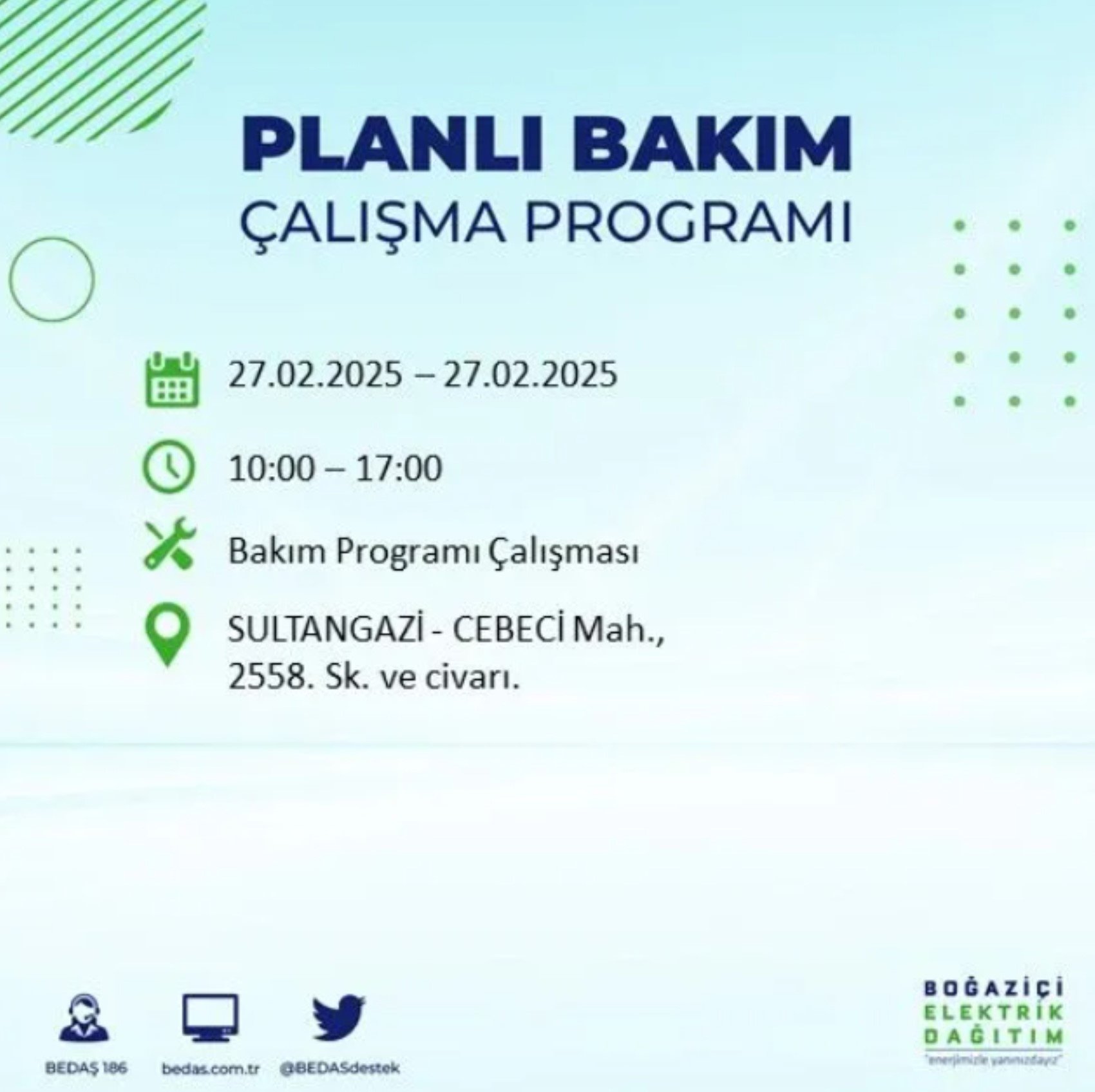 BEDAŞ açıkladı... İstanbul'da elektrik kesintisi: 27 Şubat'ta hangi mahalleler etkilenecek?