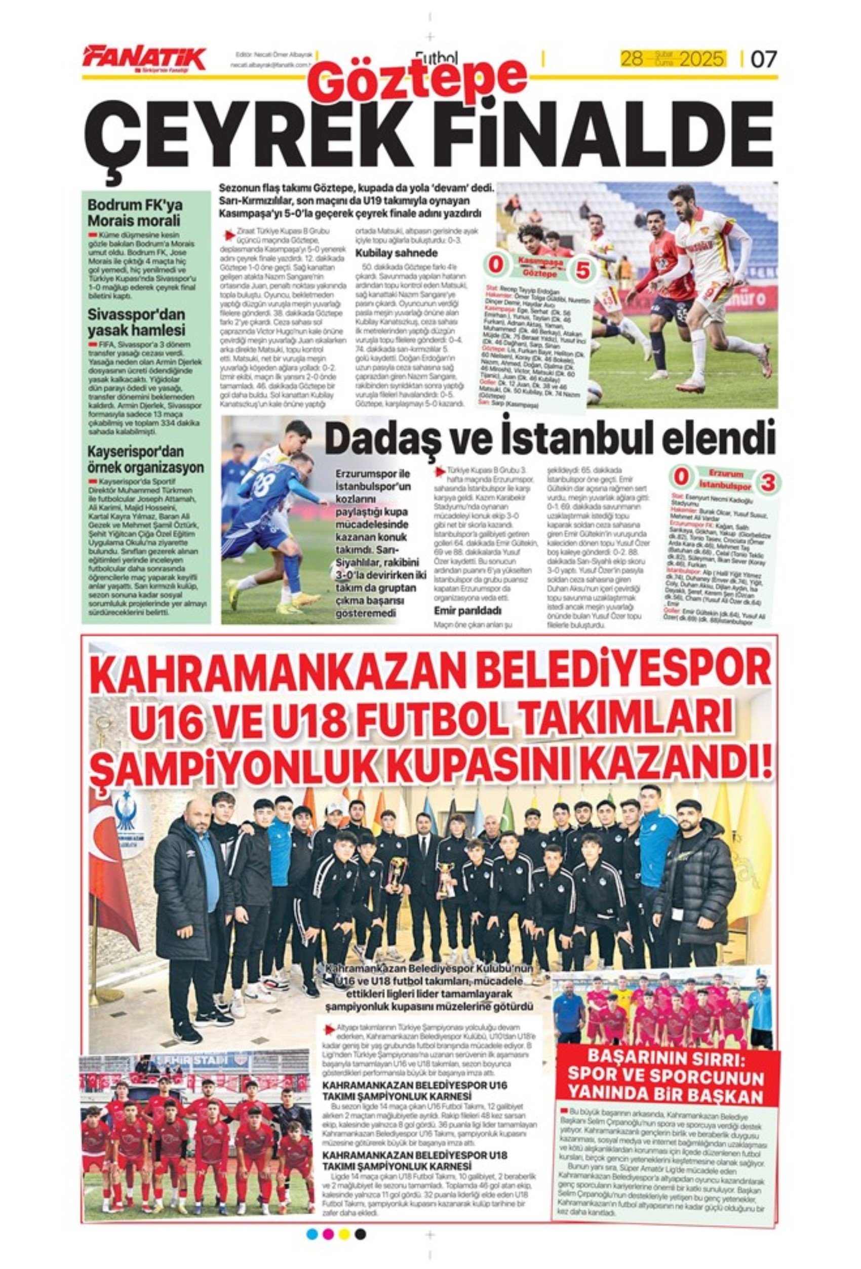 Sporda günün manşetleri: İlkay Gündoğan'da son dakika!