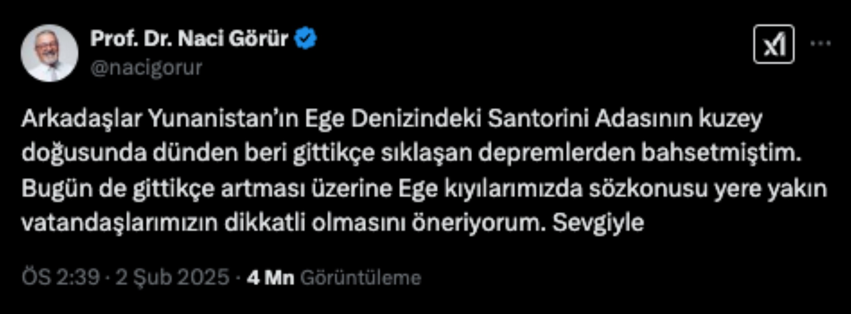 Uzmanlardan Ege Denizi'ndeki depremlerle ilgili önemli uyarı!