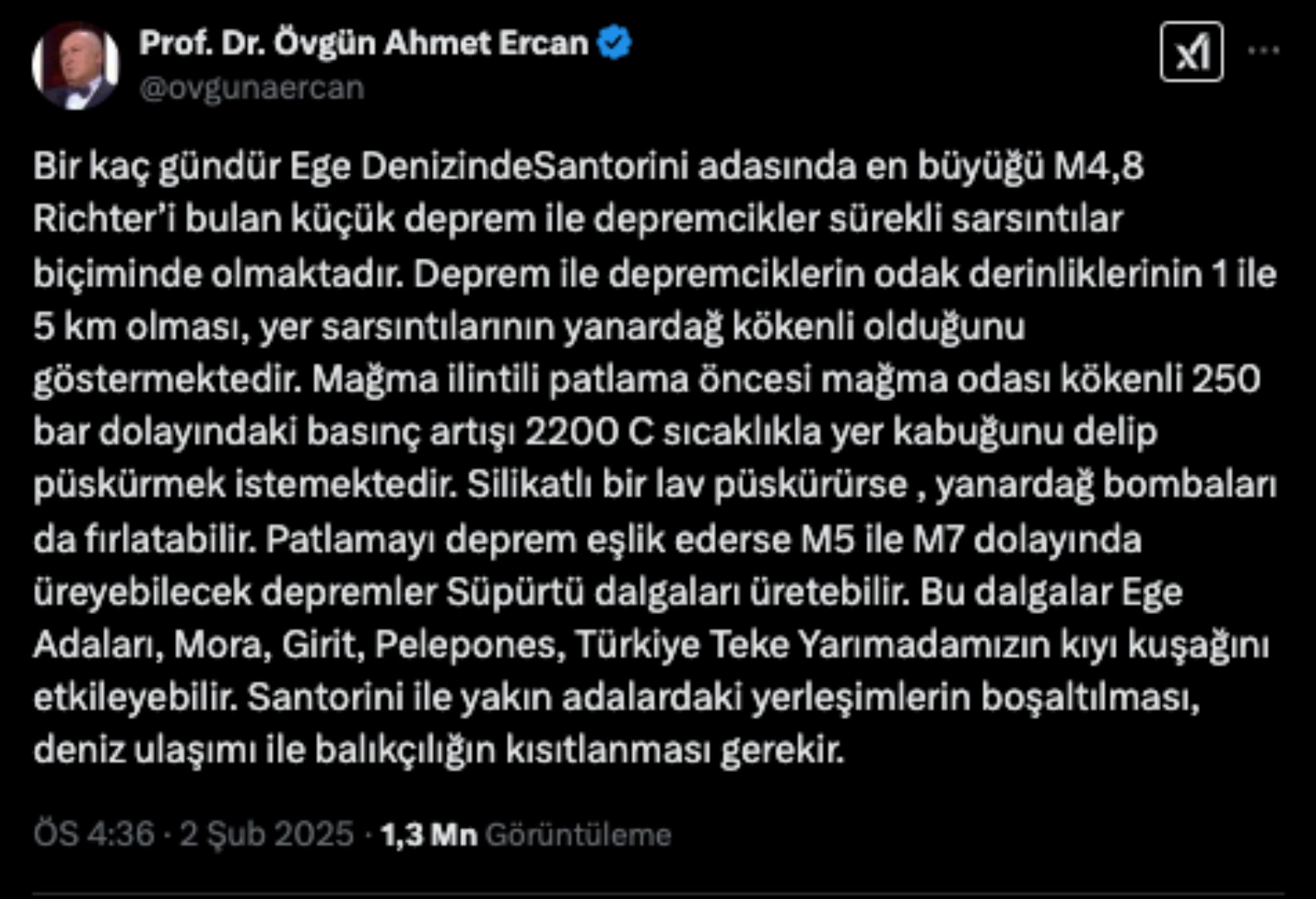 Uzmanlardan Ege Denizi'ndeki depremlerle ilgili önemli uyarı!