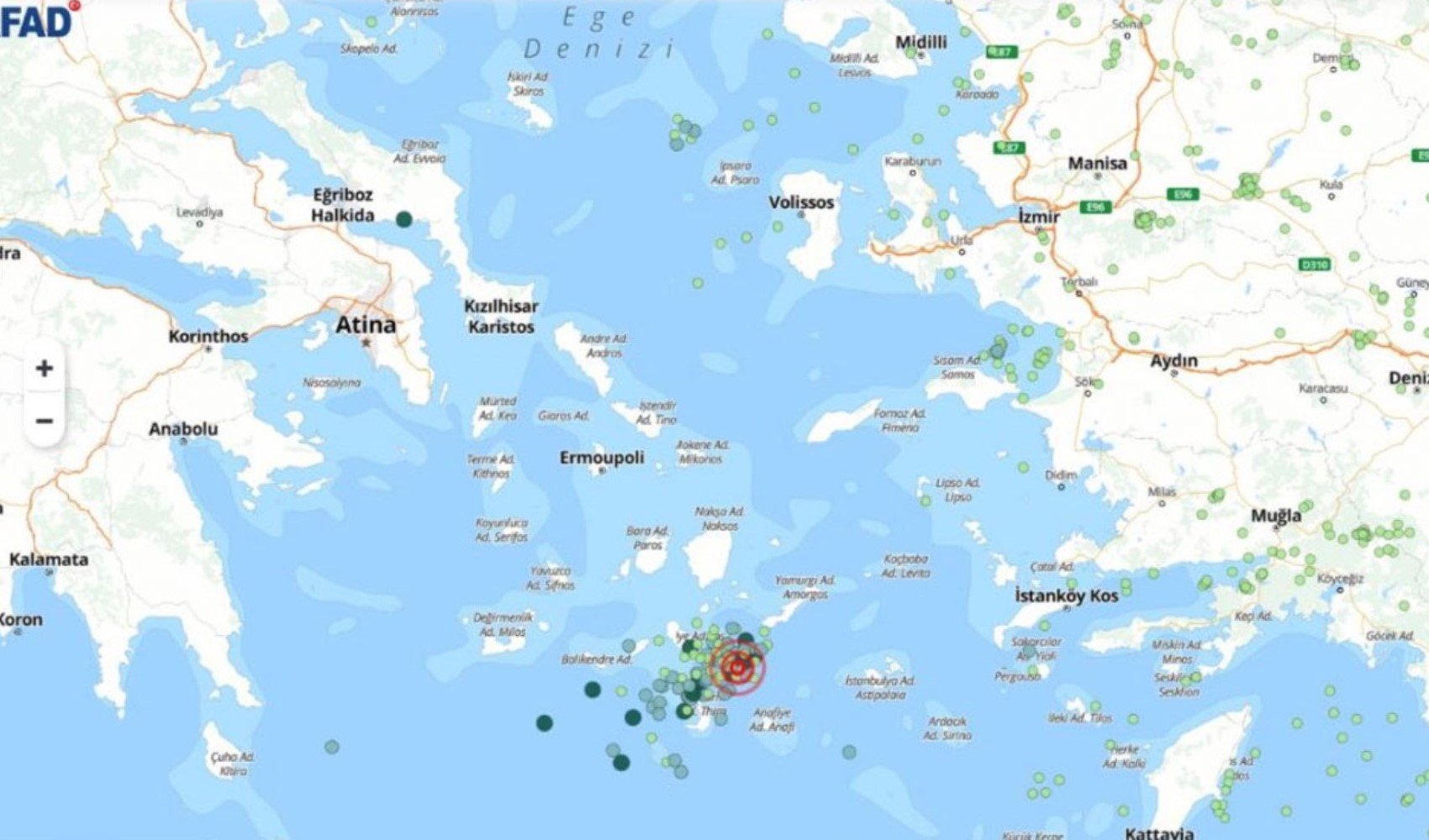 Son 48 saatte 100'ün üzerinde deprem meydana geldi: AFAD Ege Denizi'ndeki deprem fırtınasıyla ilgili açıklama yaptı