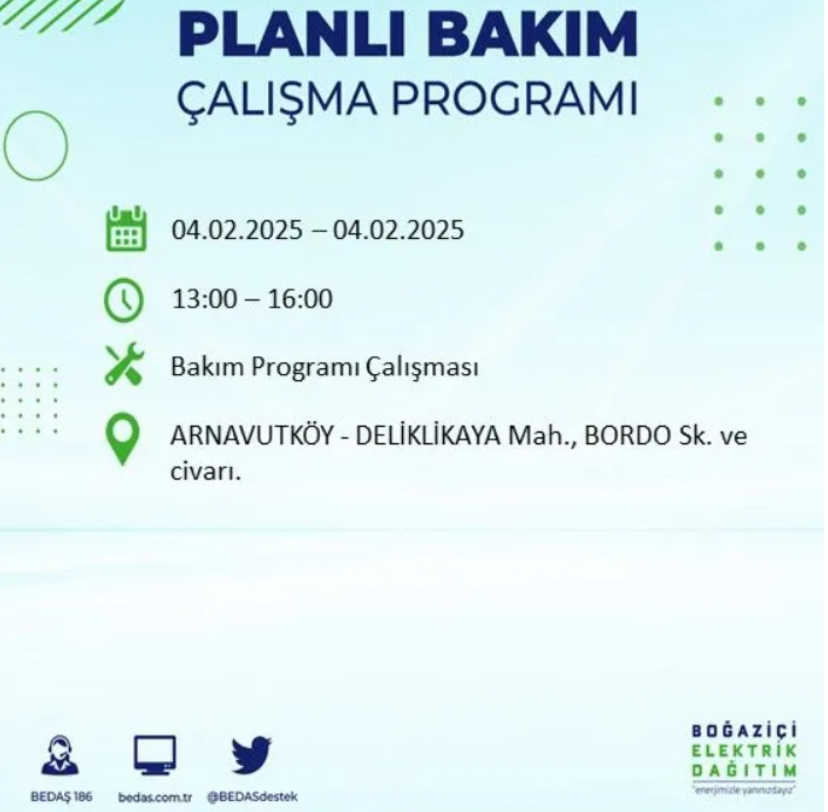 BEDAŞ açıkladı... İstanbul'da elektrik kesintisi: 4 Şubat'ta hangi mahalleler etkilenecek?