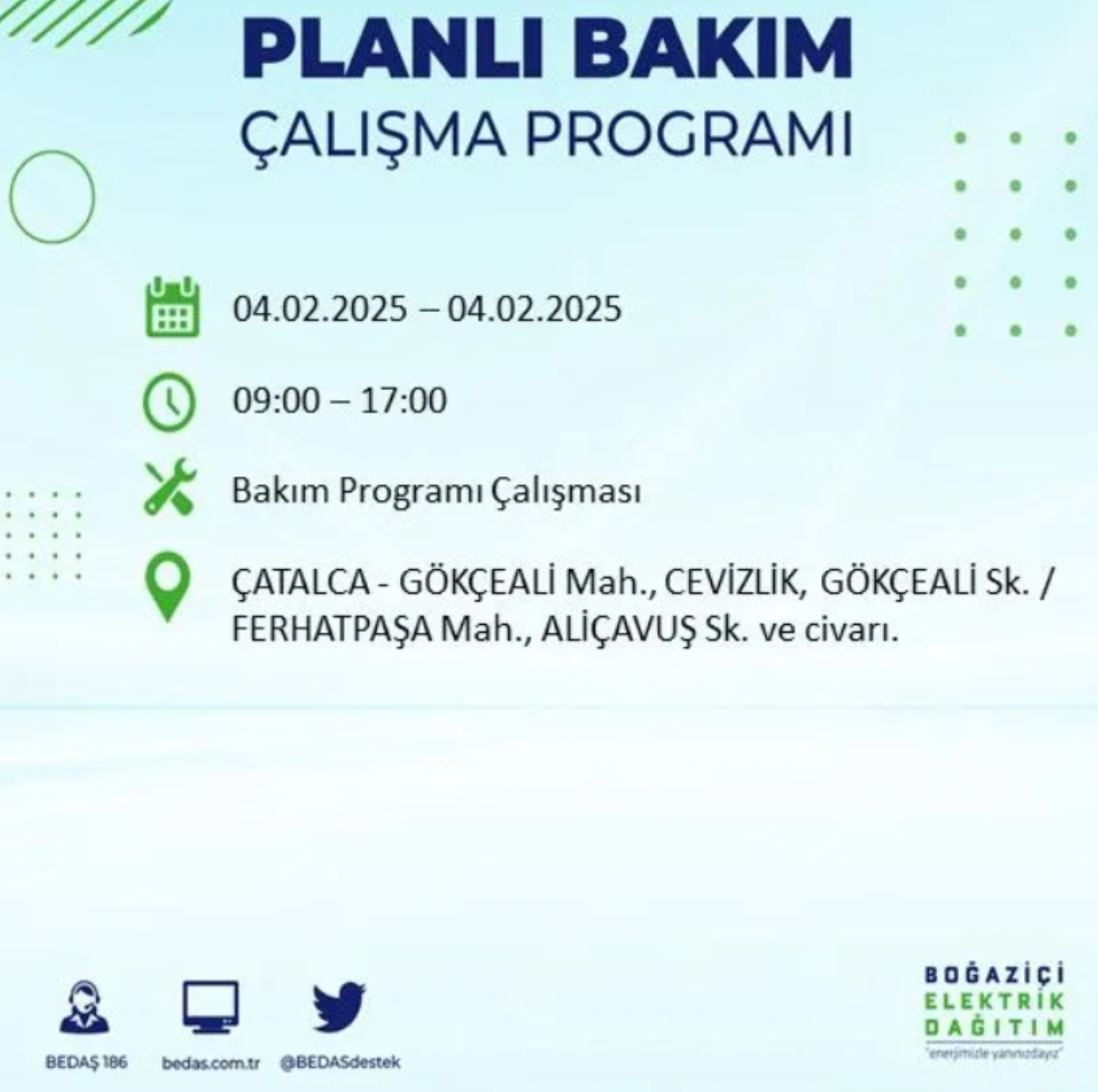 BEDAŞ açıkladı... İstanbul'da elektrik kesintisi: 4 Şubat'ta hangi mahalleler etkilenecek?