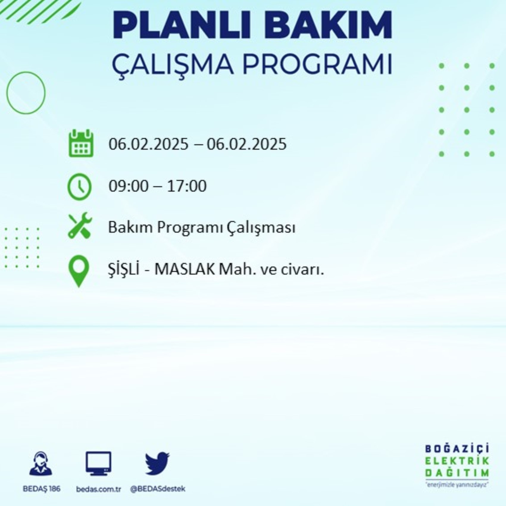 BEDAŞ açıkladı... İstanbul'da elektrik kesintisi: 6 Şubat'ta hangi mahalleler etkilenecek?