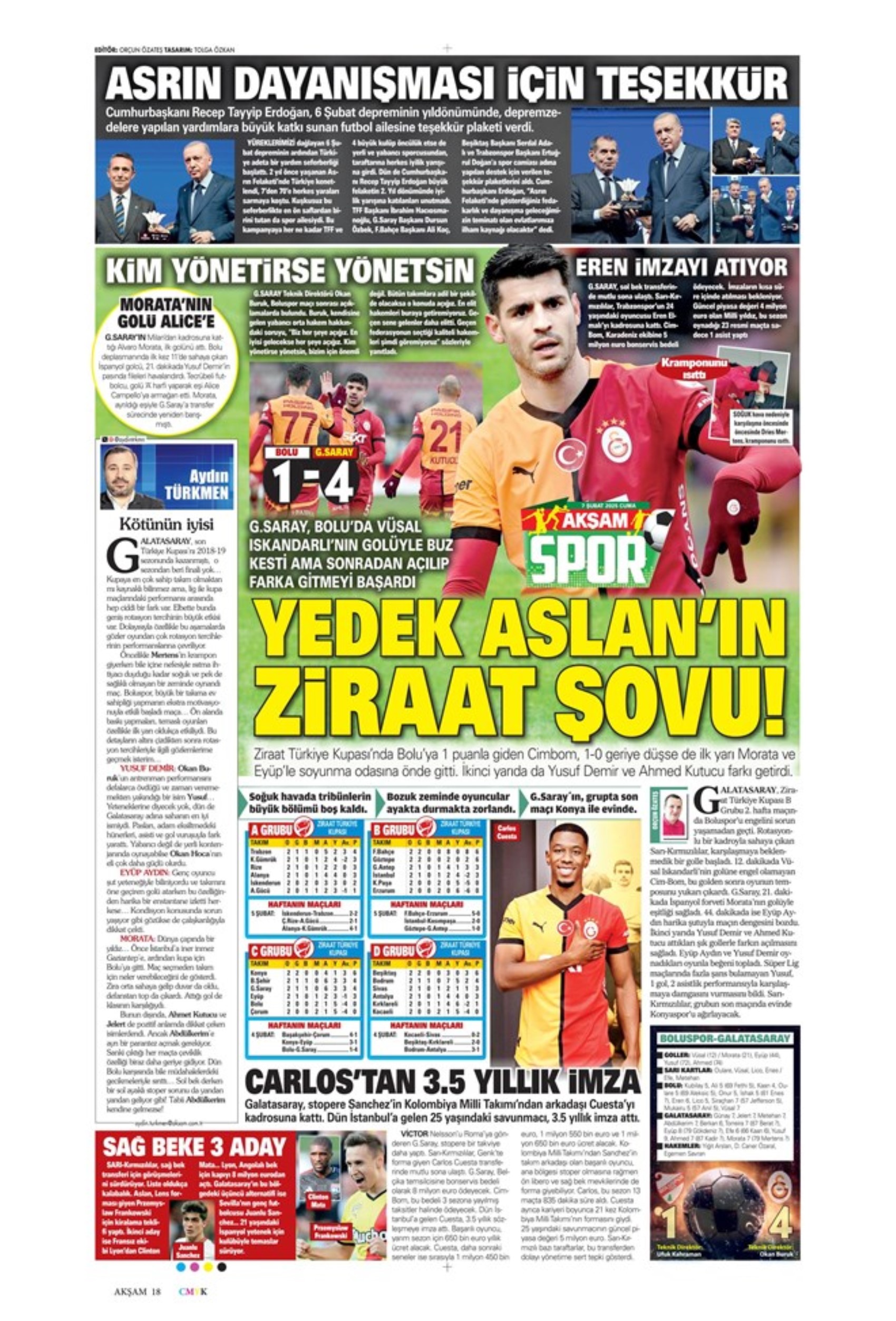 Sporun manşetleri: Galatasaray'da yıldız avı!