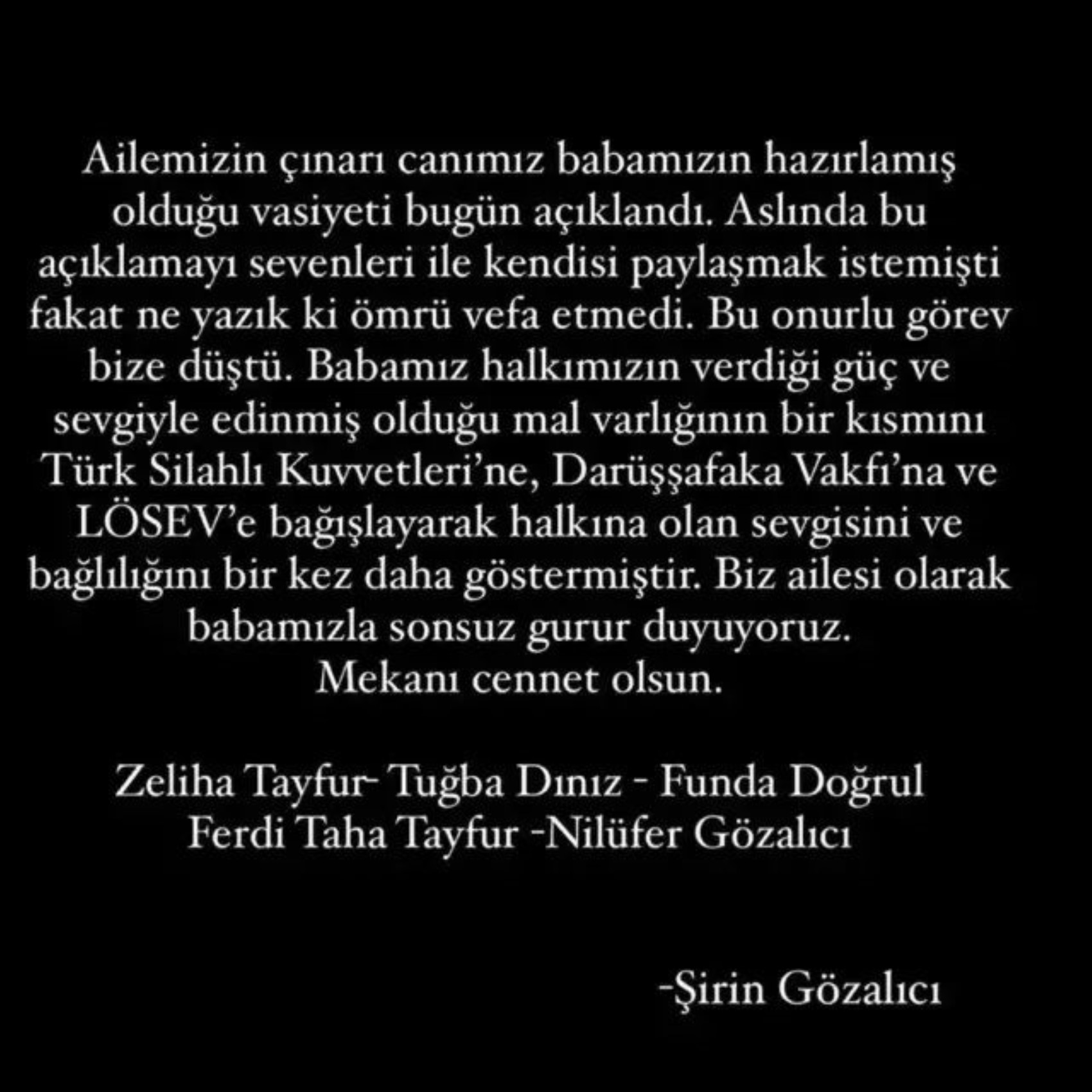 Vasiyeti açıklandı, ortalık karıştı: Ferdi Tayfur'un mal varlığı için kayyum talebi!