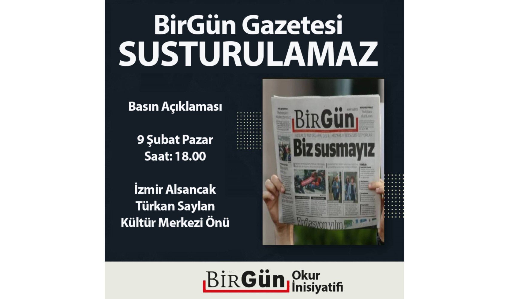 Gözaltındaki BirGün çalışanları için üç büyük kentte eylem: 'Arkadaşlarımızın yanındayız'