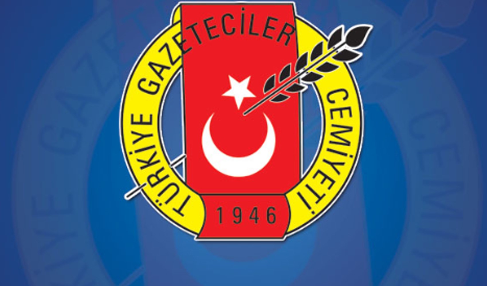 Türkiye Gazeteciler Cemiyeti logosu.