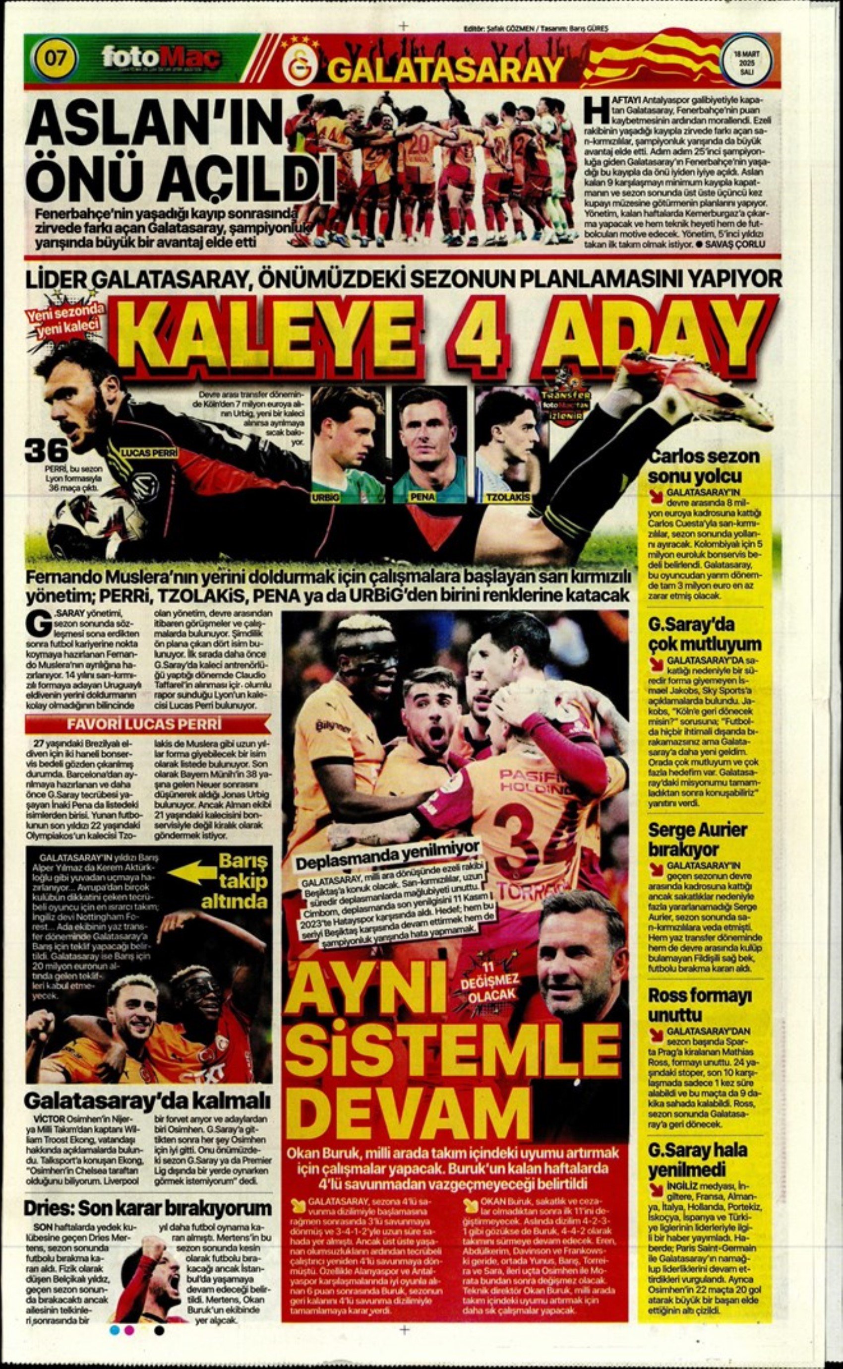 Sporda günün manşetleri: Osimhen'den Galatasaray'a mesaj var! 'Benden haber bekleyin'