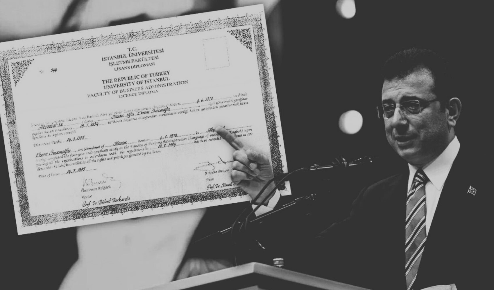 Ekrem İmamoğlu'nun diploması iptal edildi