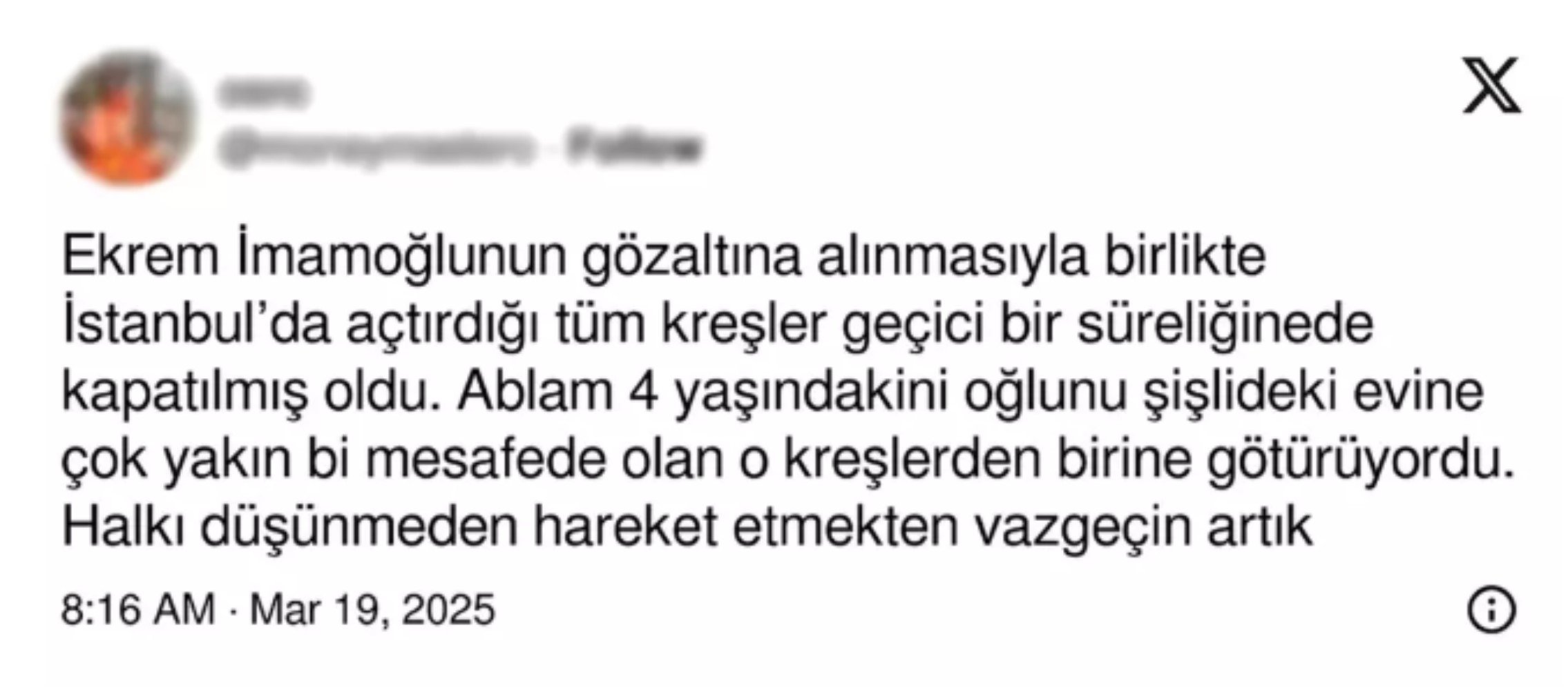 İmamoğlu'nun gözaltına alınması sonrası 'kreşler kapatıldı' iddiası! Veliler gelen mesajları paylaştı