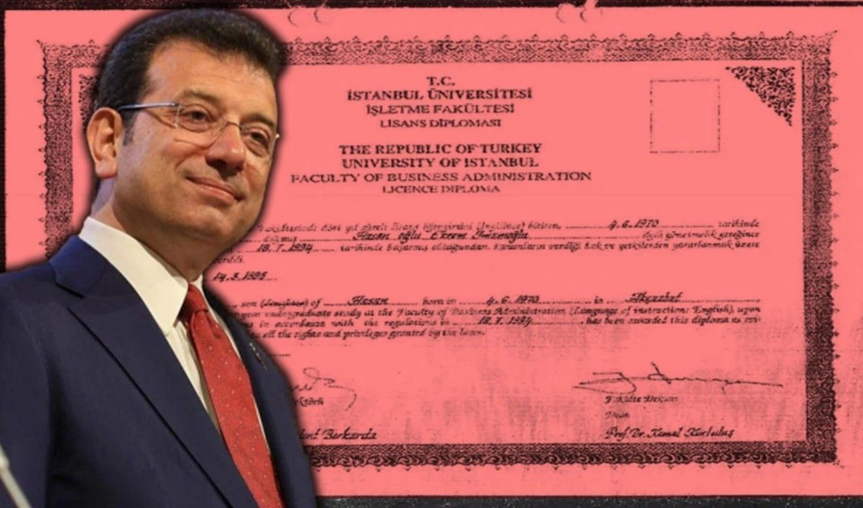 L'Università di Istanbul afferma: 'İmamoğlu si è iscritto fuori contingente'. Spiegata la motivazione dell'annullamento