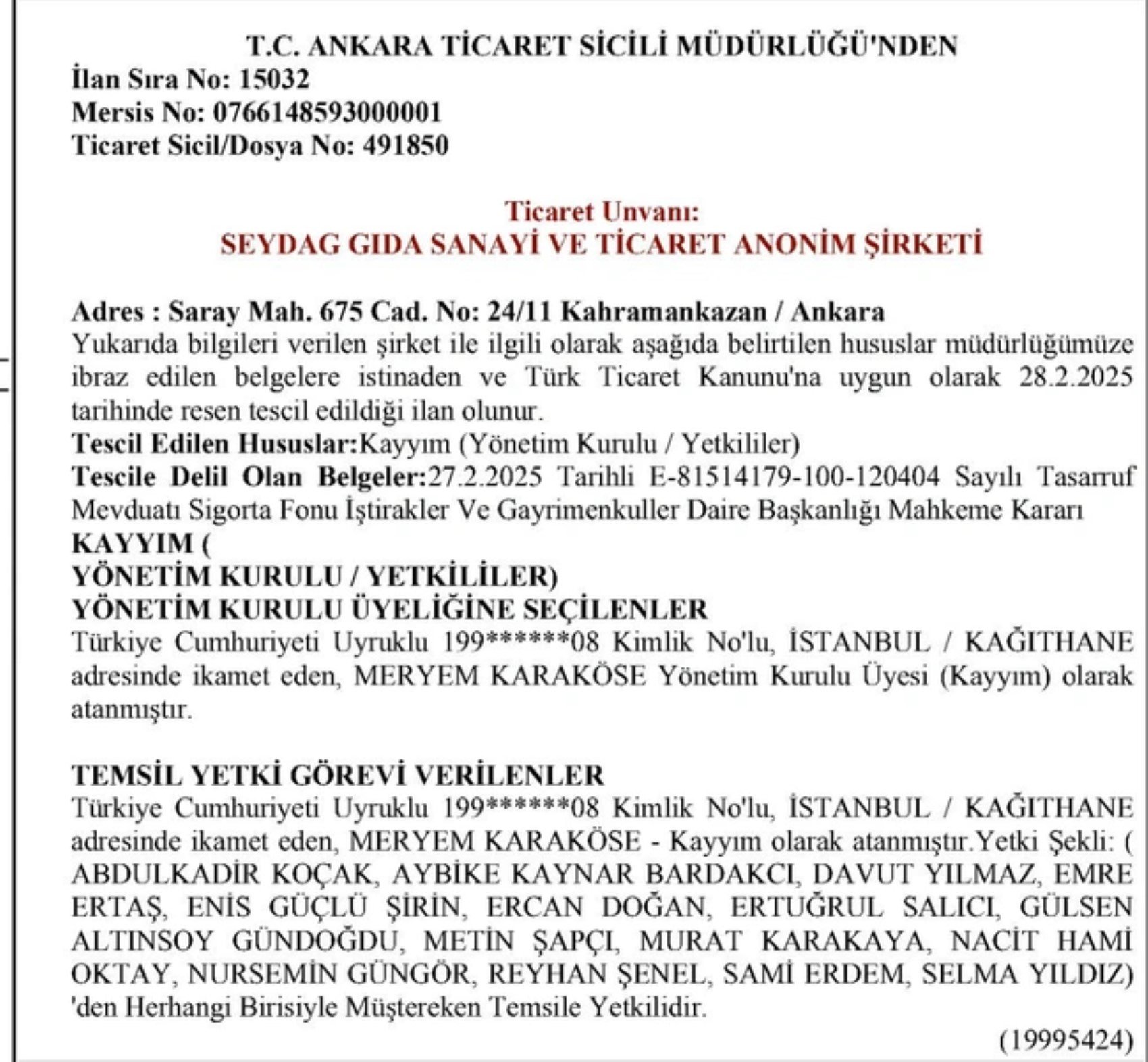 FETÖ operasyonu yapılmıştı... Maydonoz Döner'in yeni yönetimi belli oldu: Dikkat çeken Cem Uzan ayrıntısı!