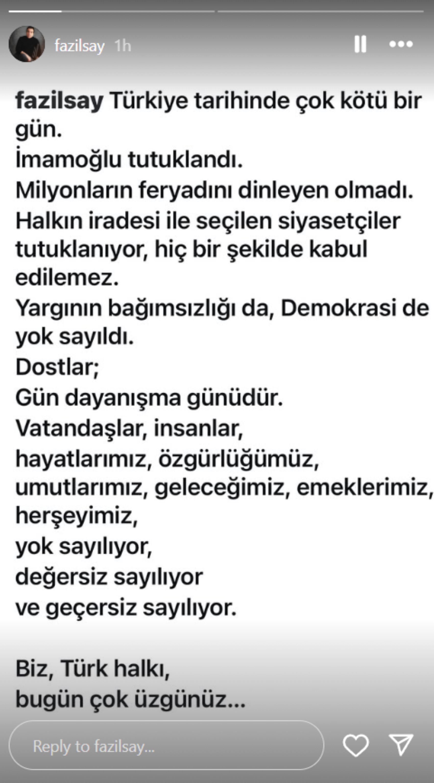 Ünlülerden 'Ekrem İmamoğlu' tepkisi! 'Adaletin gerçek yüzü aranıyor'