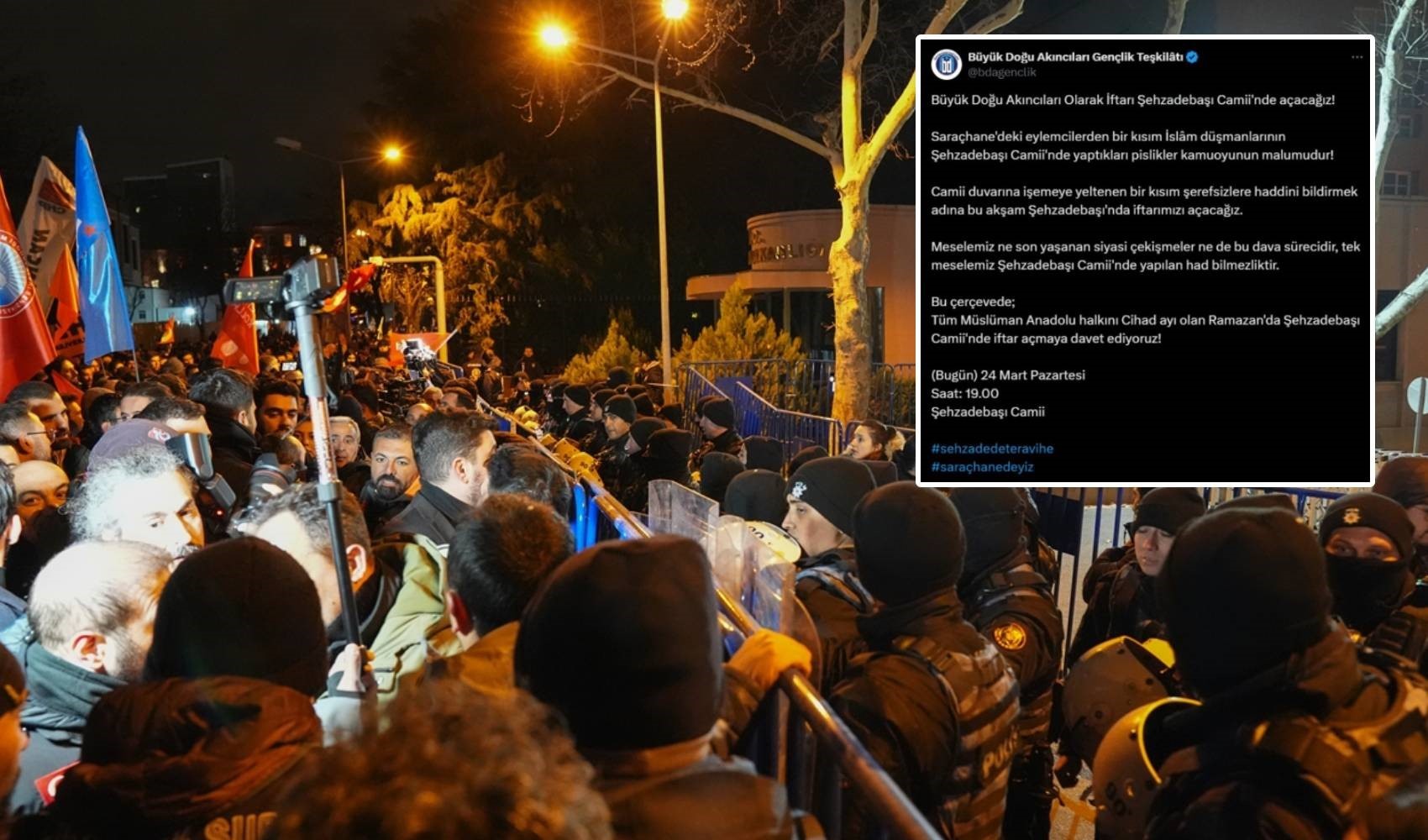Akşam için 'tehlikeli' mesaj: İBDA-C'ye yakın gruplardan 'Saraçhane' çağrısı