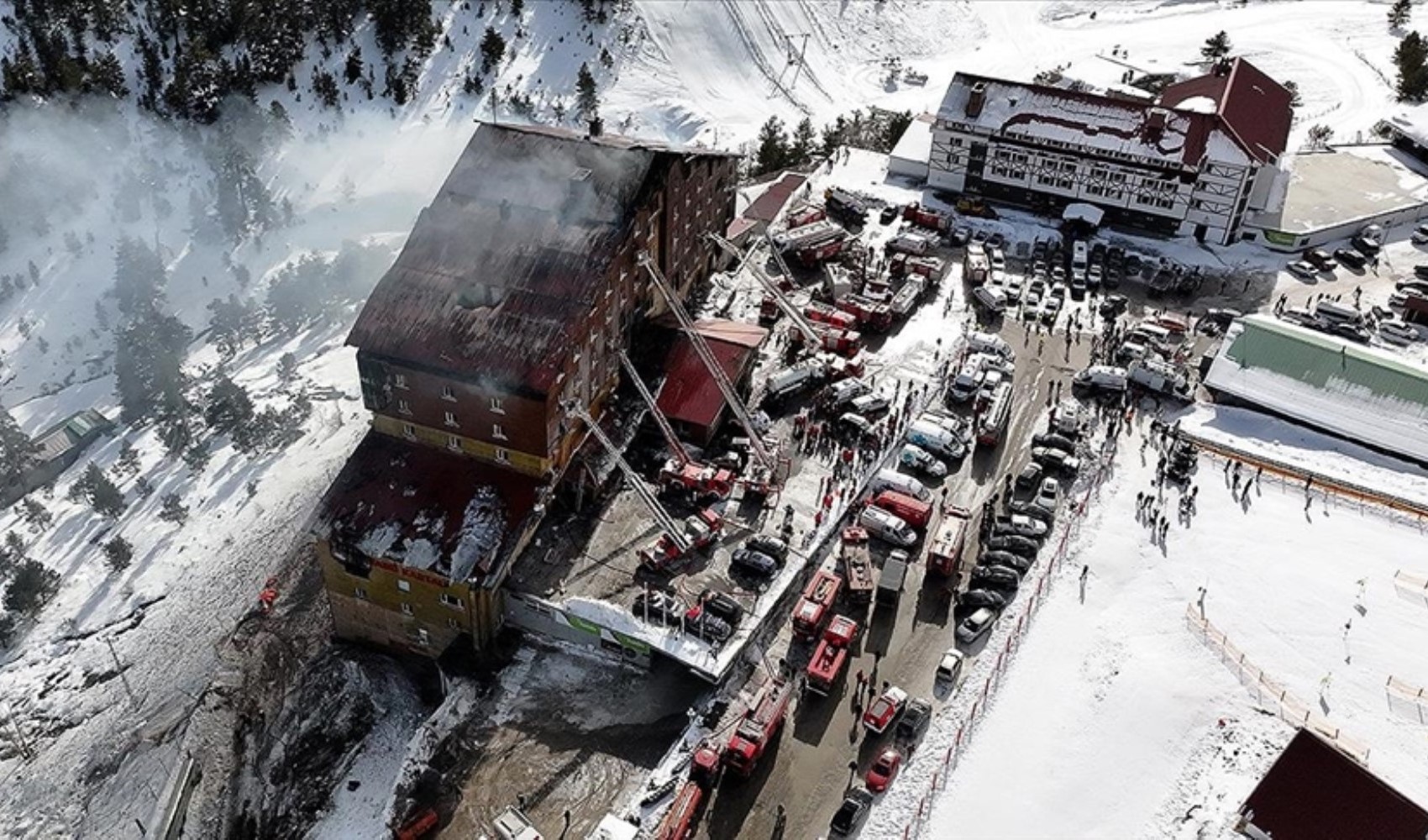 Sviluppo lampo nell'incendio di Kartalkaya! Moglie e figlie del proprietario dell'hotel in stato di fermo