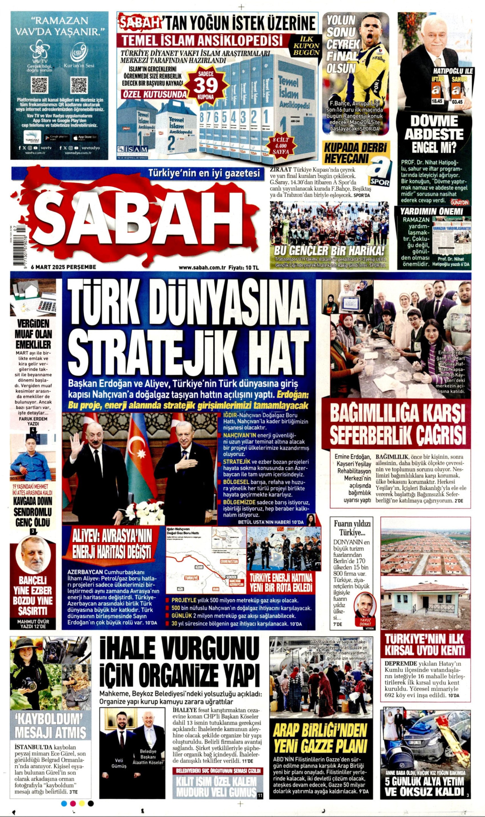 6 Mart 2025 gazete manşetleri: 'Bayram ikramiyesine 500 TL zam yapılacak'