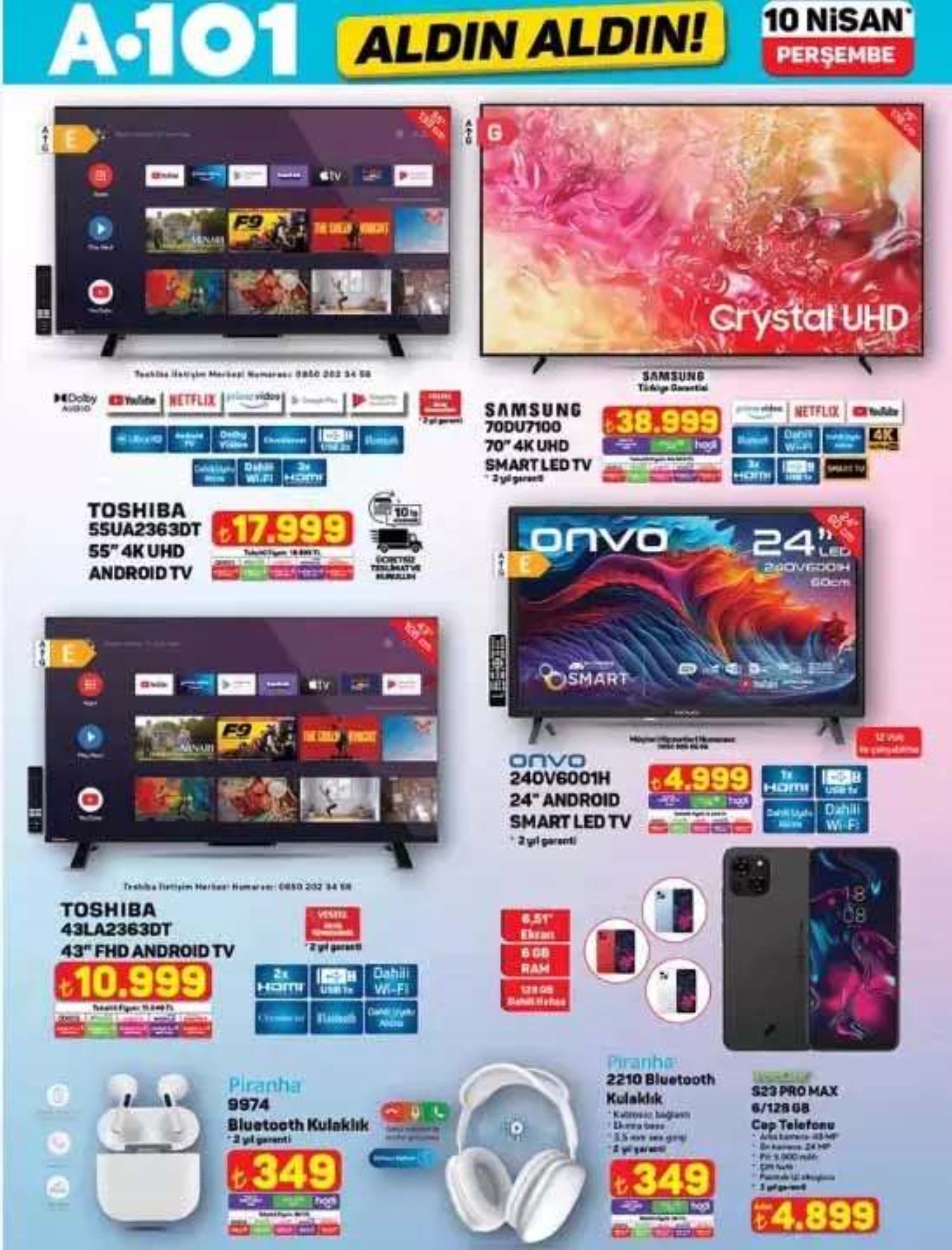 A101 Aldın Aldın kataloğu yayımlandı! 10 Nisan Perşembe A101 marketlere hangi ürünler geliyor? İndirimde neler var