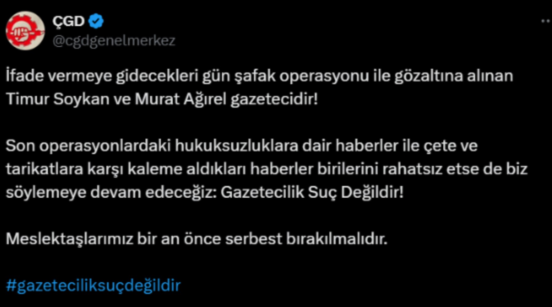 Gazetecilere gözaltı siyaset ve medyayı ayağa kaldırdı! Tepkiler peş peşe geldi