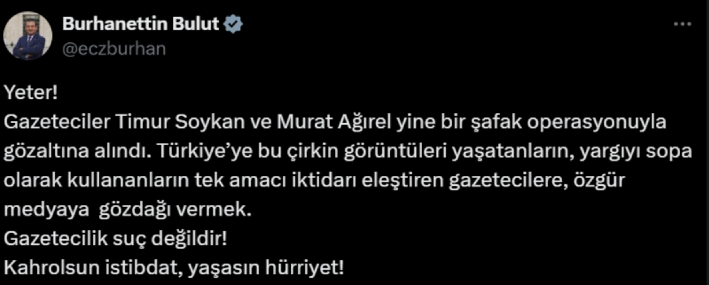 Gazetecilere gözaltı siyaset ve medyayı ayağa kaldırdı! Tepkiler peş peşe geldi