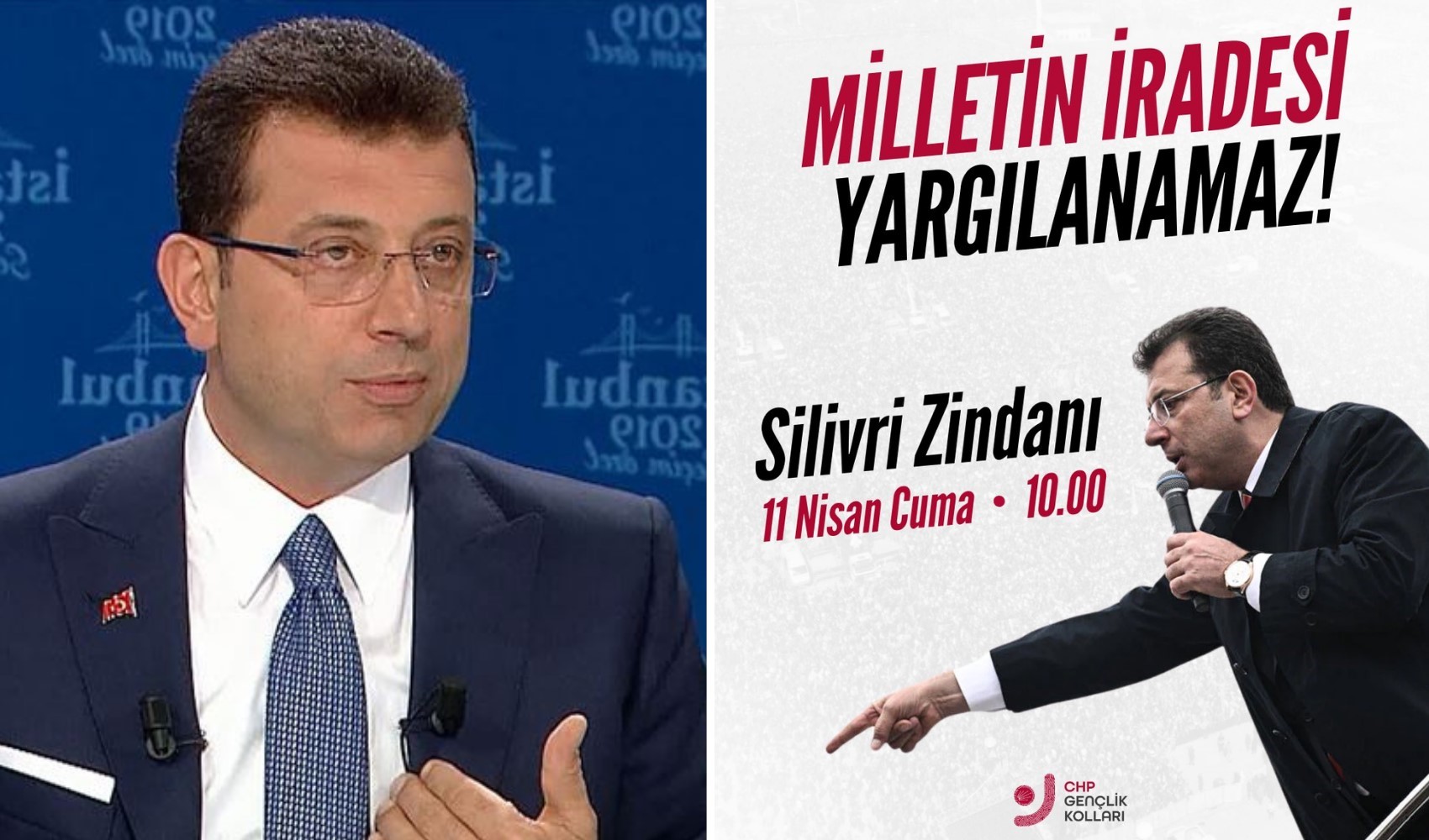 CHP'den Silivri çağrısı: 'Adalet için buluşuyoruz' CHP'den Silivri çağrısı: 'Adalet için buluşuyoruz'