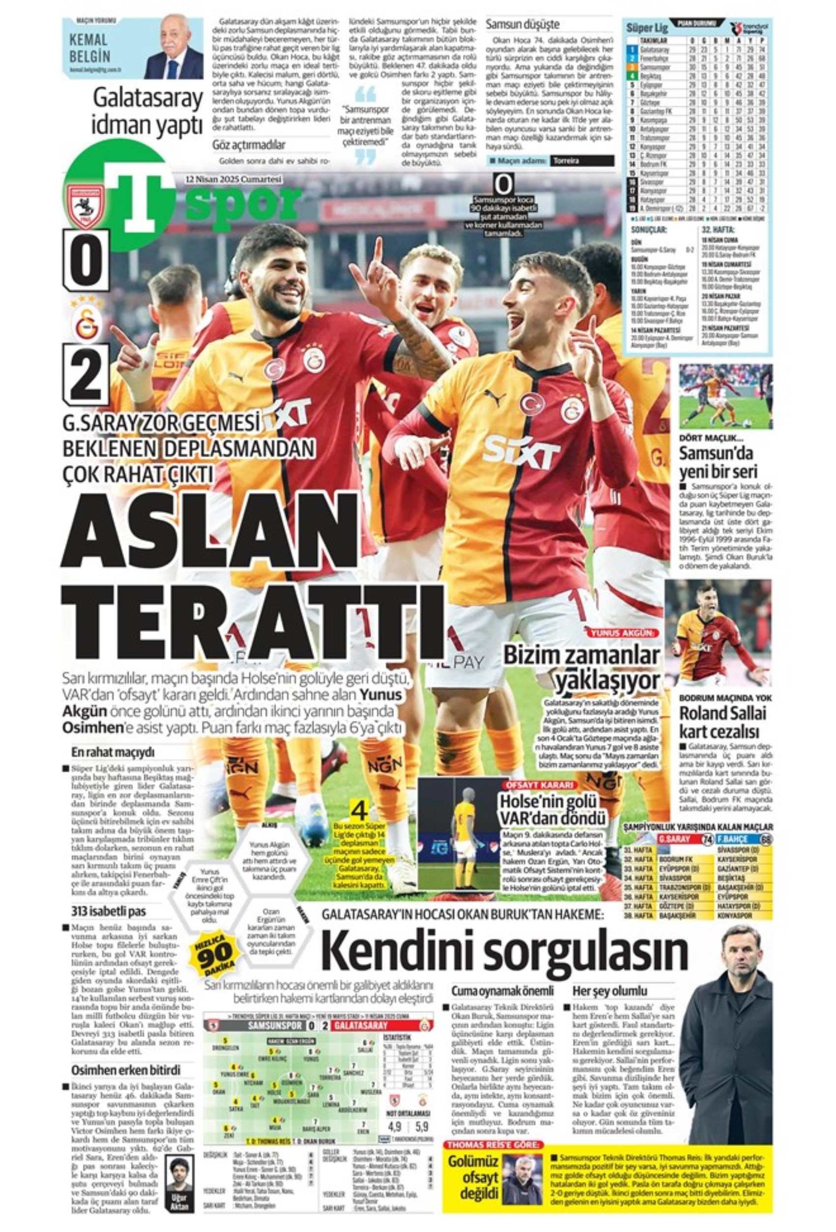 Sporda günün manşetleri... Osimhen sinyali verdi: 'Veda gibi...'