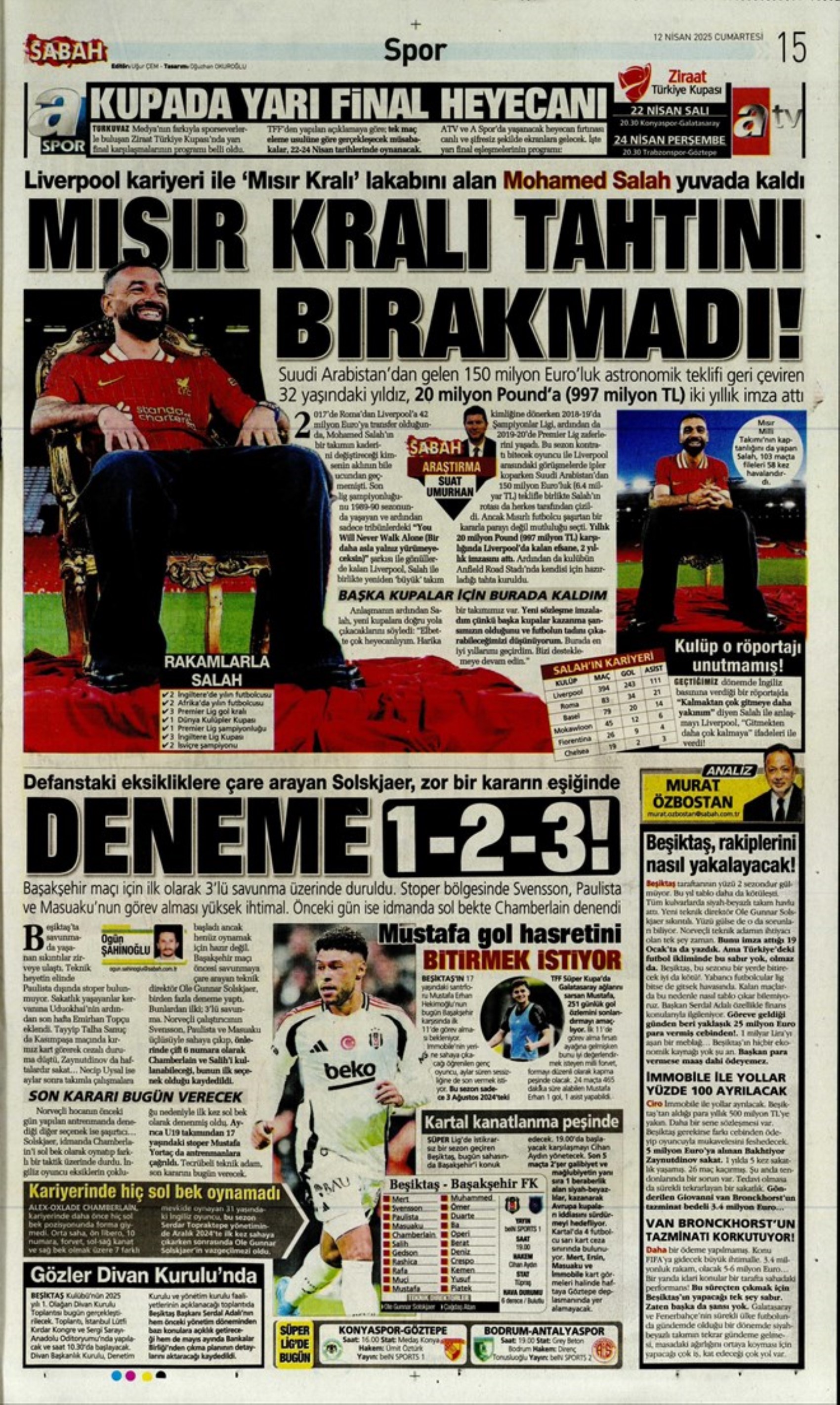 Sporda günün manşetleri... Osimhen sinyali verdi: 'Veda gibi...'
