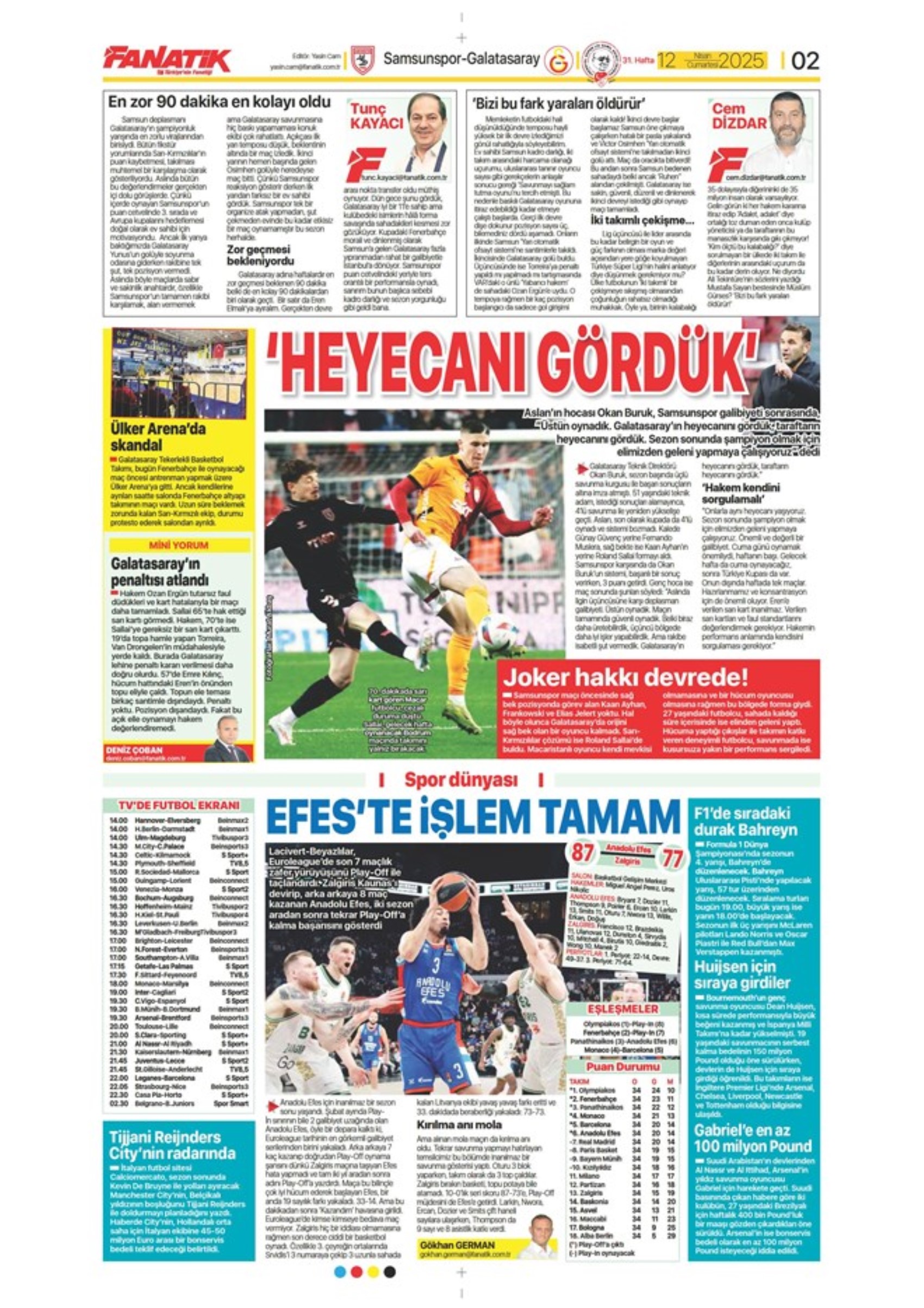 Sporda günün manşetleri... Osimhen sinyali verdi: 'Veda gibi...'