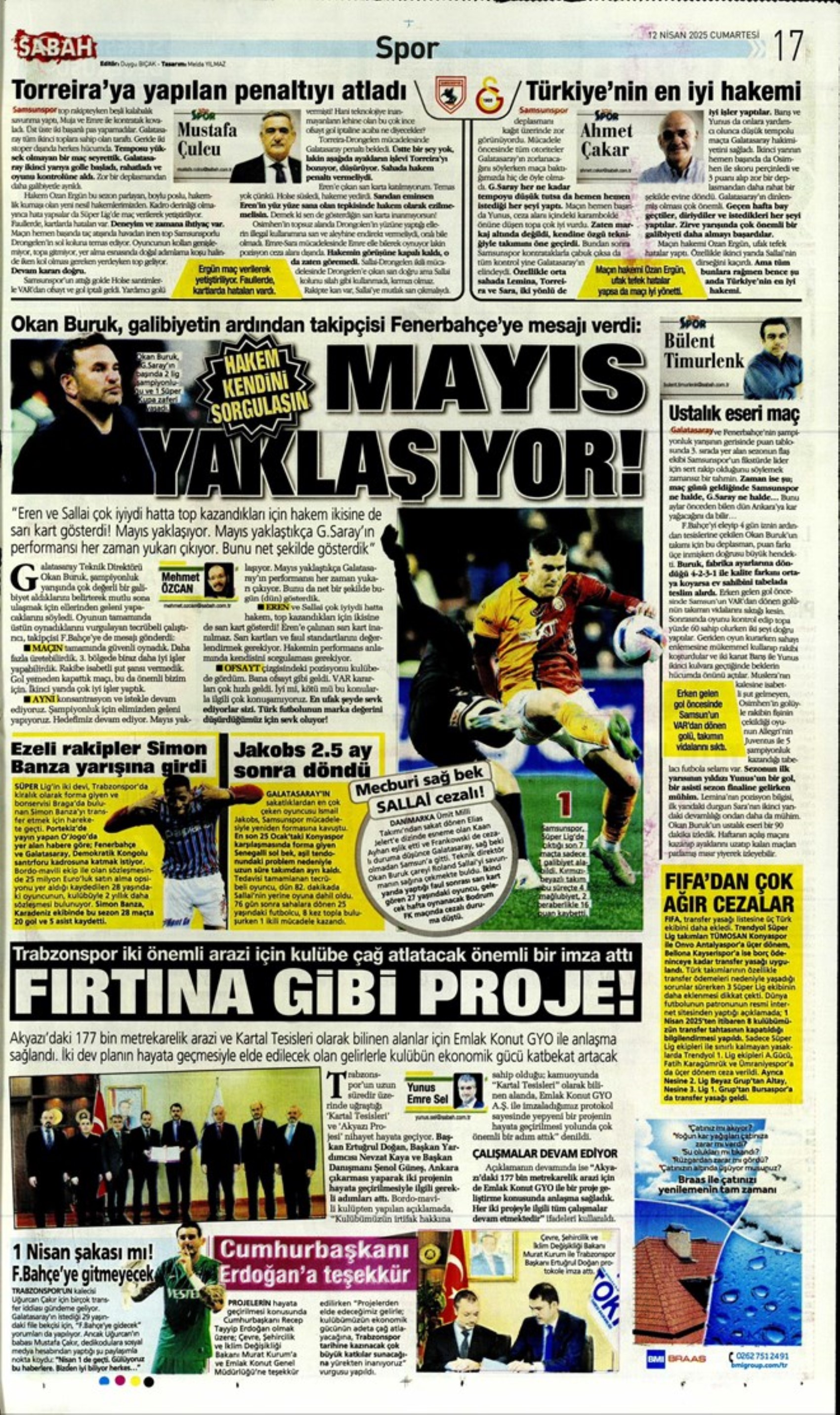 Sporda günün manşetleri... Osimhen sinyali verdi: 'Veda gibi...'