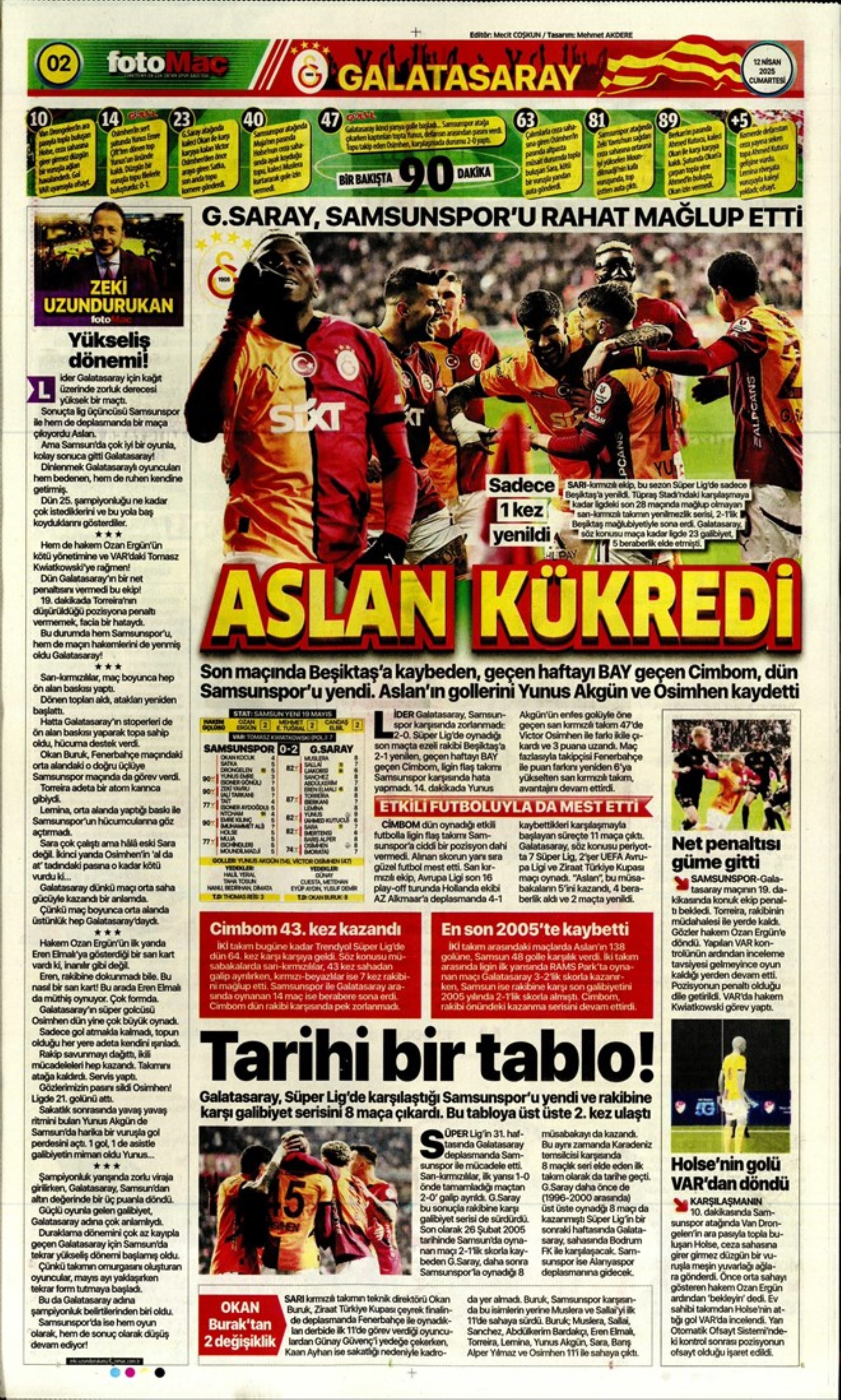 Sporda günün manşetleri... Osimhen sinyali verdi: 'Veda gibi...'