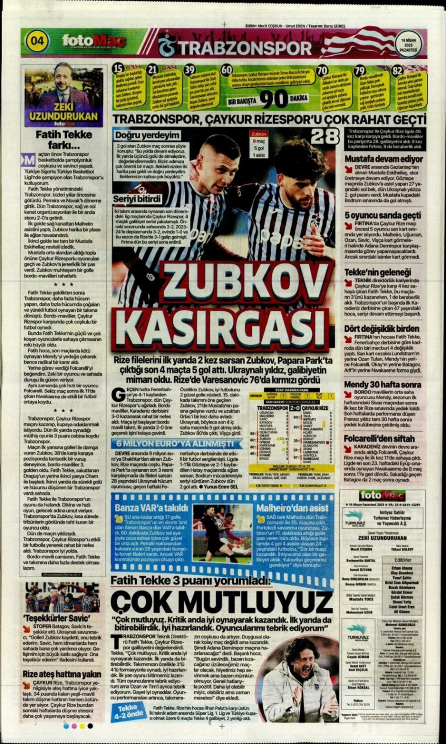 Sporda günün manşetleri: Fenerbahçe vazgeçmiyor