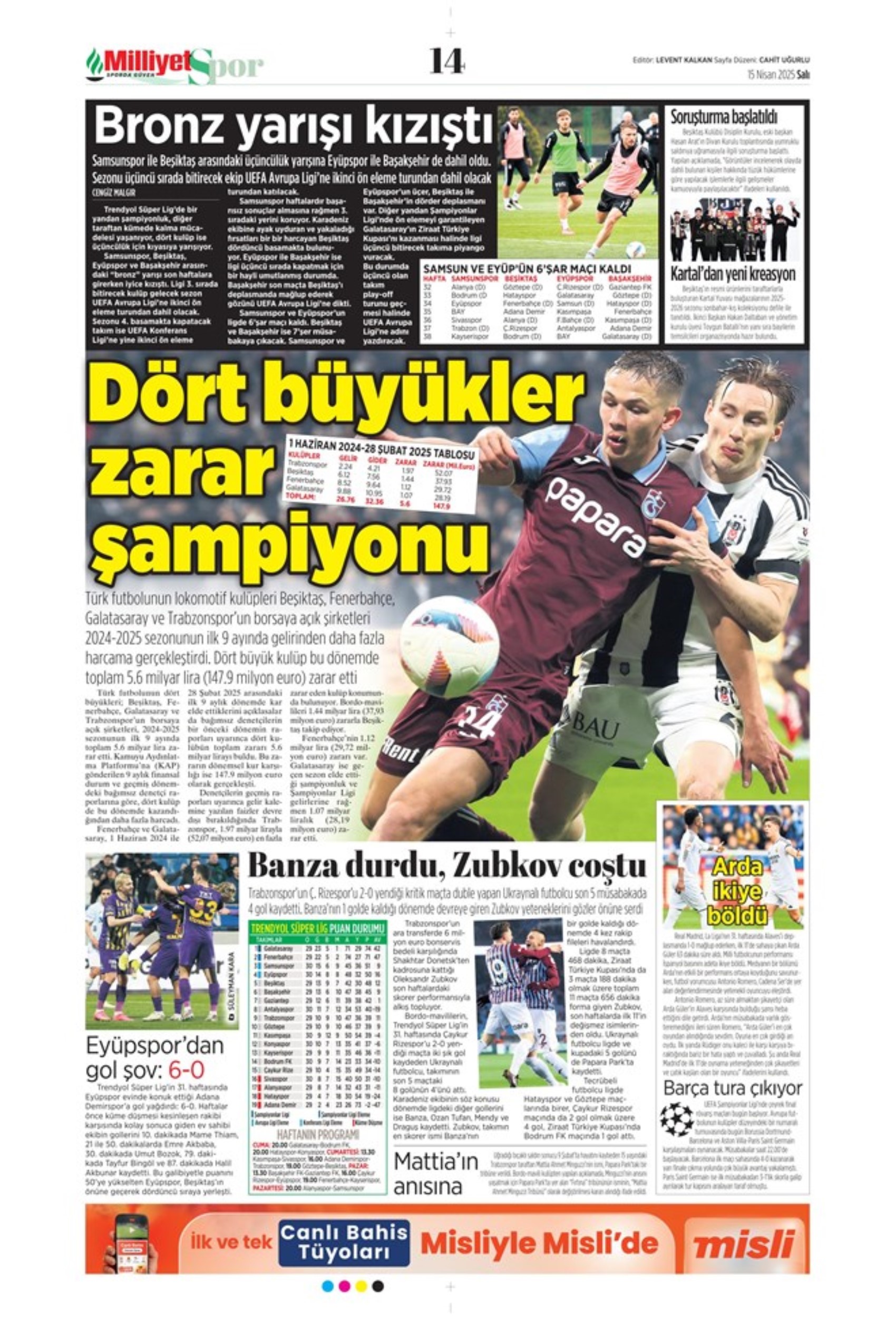 Sporda günün manşetleri: Galatasaray'da Mertens'in yerine dünya yıldızı isim geliyor