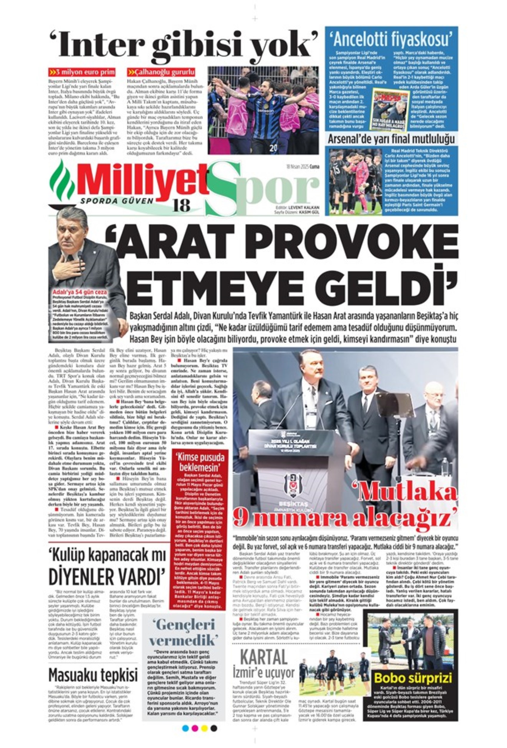 Sporda günün manşetleri: Galatasaray Osimhen'in alternatifini Fransa'da buldu
