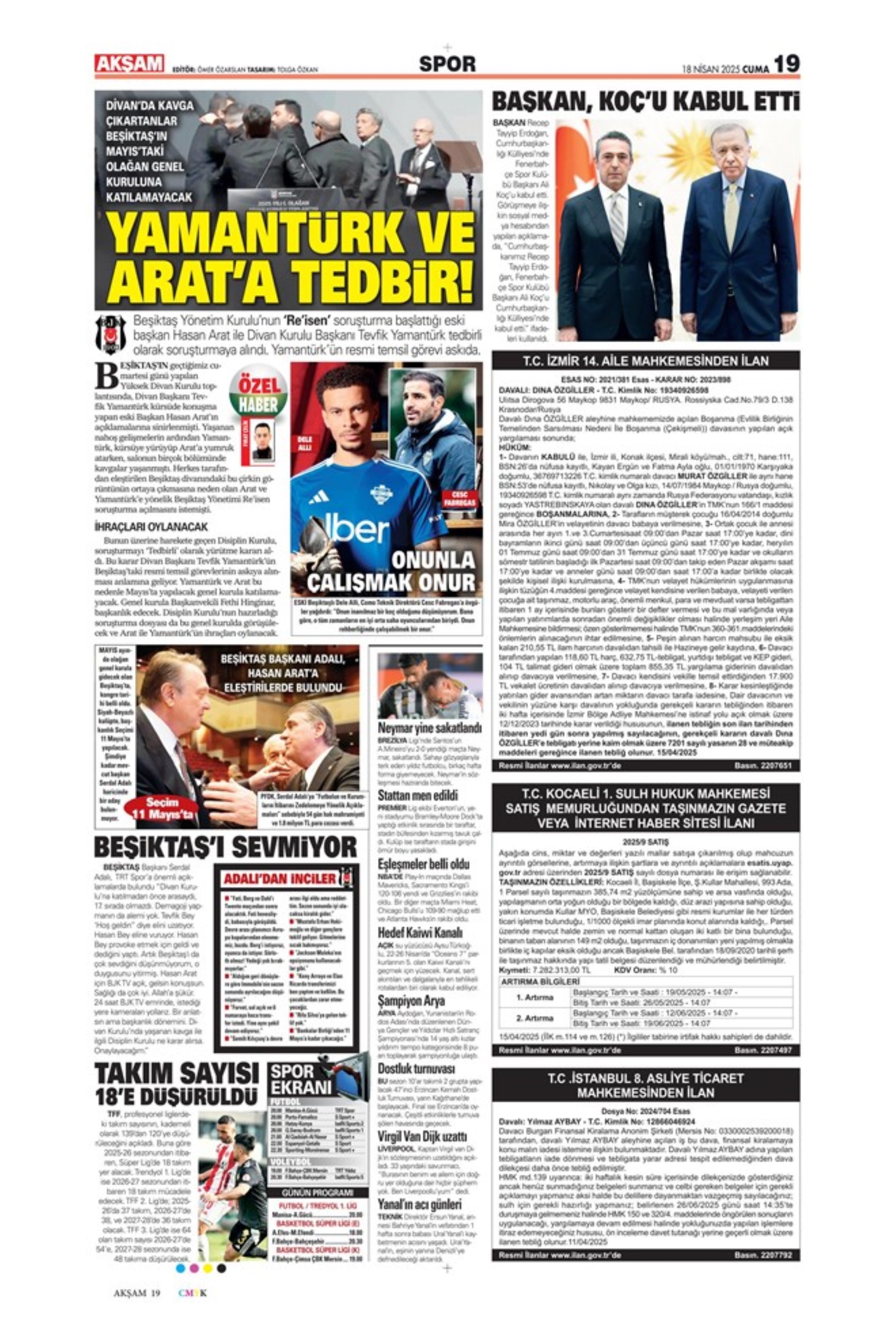 Sporda günün manşetleri: Galatasaray Osimhen'in alternatifini Fransa'da buldu