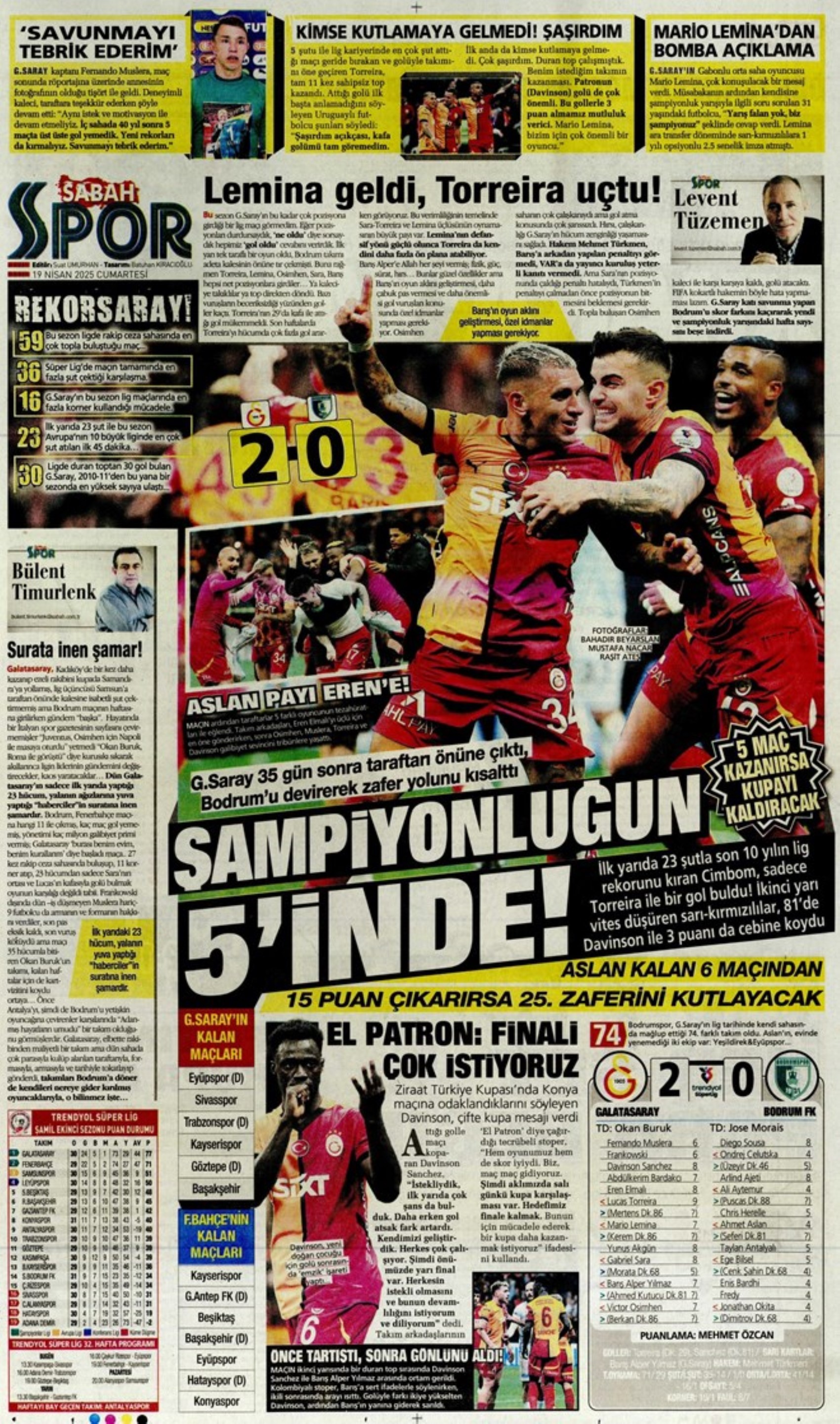 Sporda günün manşetleri: Skriniar'da Pereria tehlikesi