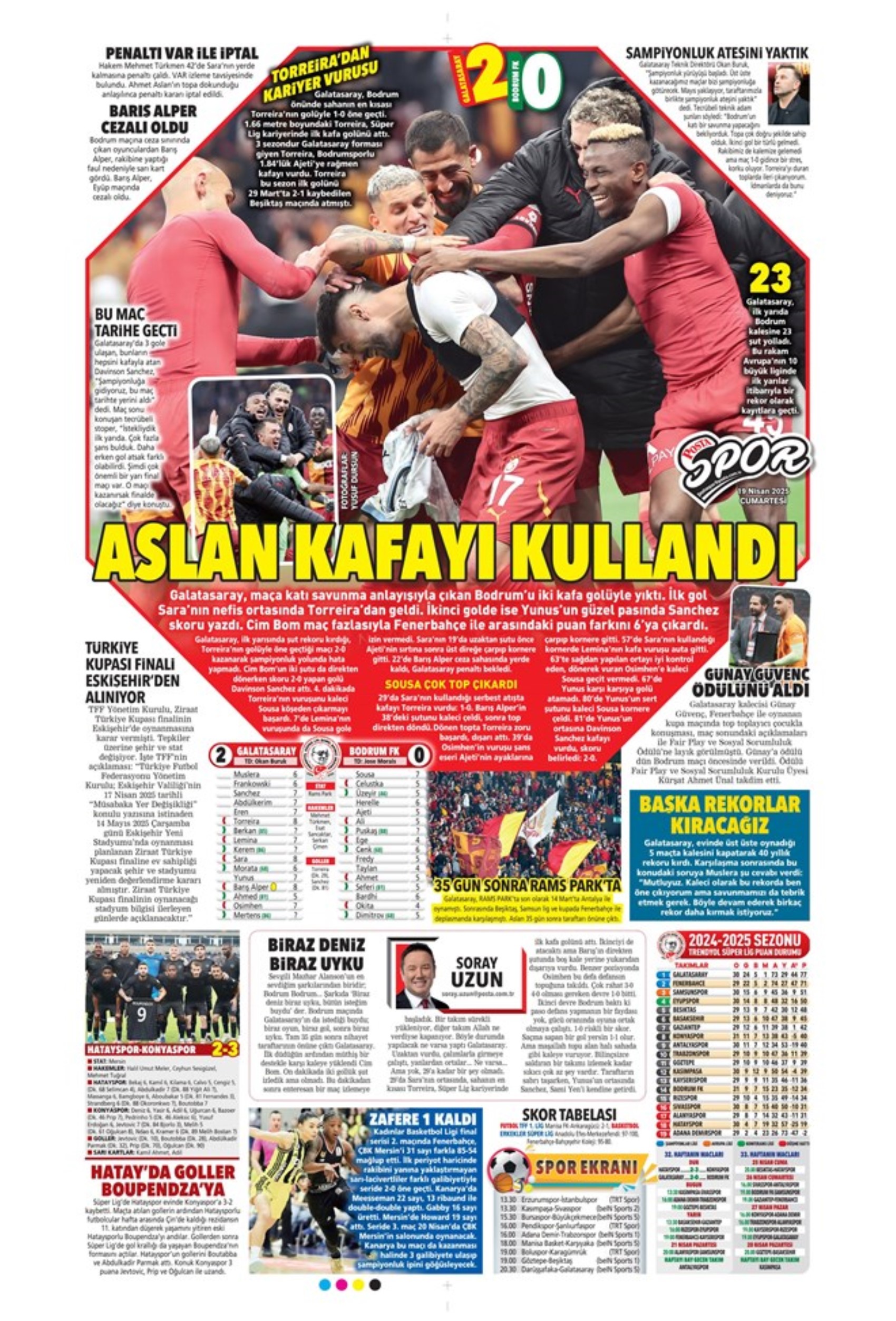 Sporda günün manşetleri: Skriniar'da Pereria tehlikesi