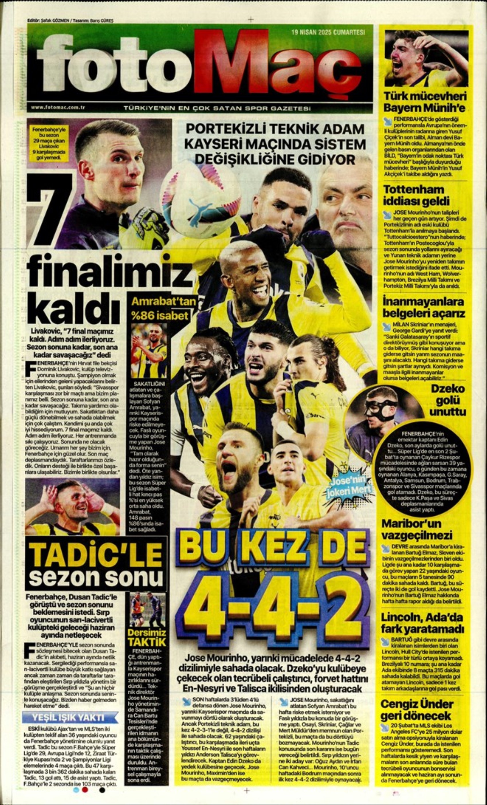 Sporda günün manşetleri: Skriniar'da Pereria tehlikesi