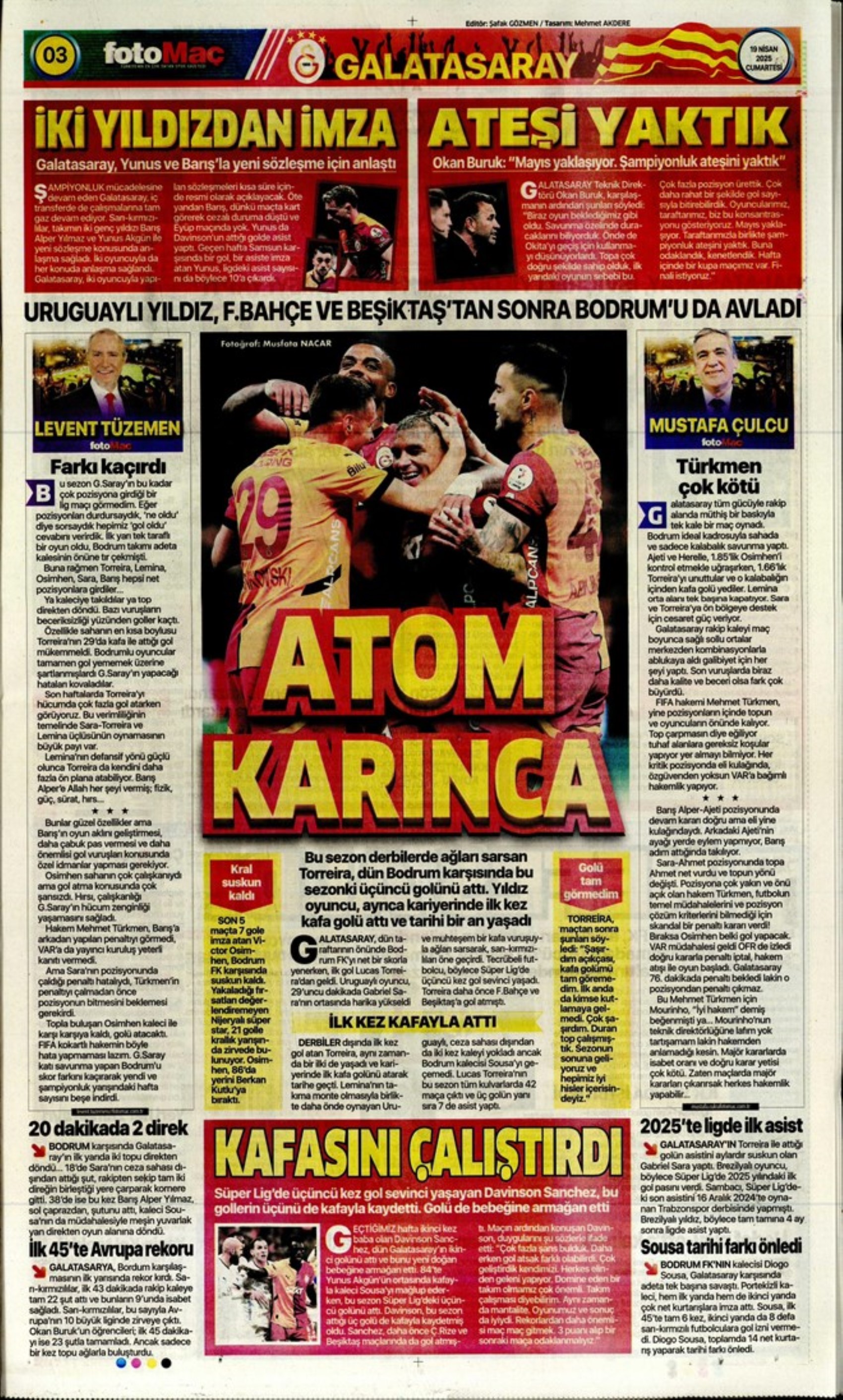 Sporda günün manşetleri: Skriniar'da Pereria tehlikesi