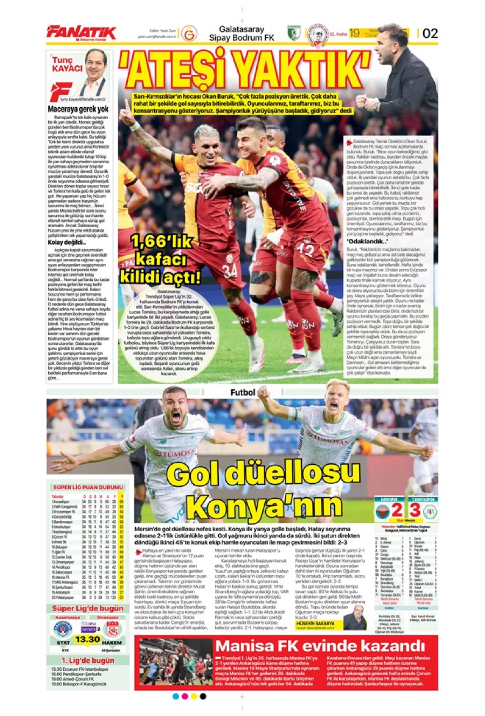 Sporda günün manşetleri: Skriniar'da Pereria tehlikesi
