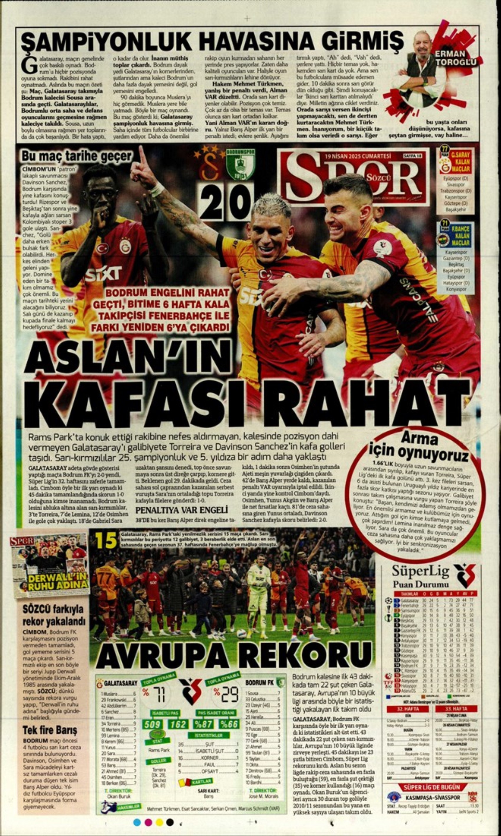 Sporda günün manşetleri: Skriniar'da Pereria tehlikesi
