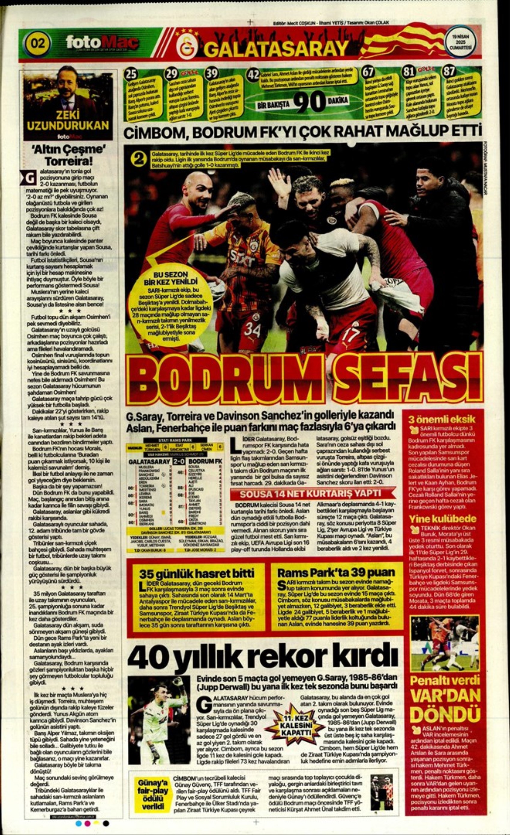 Sporda günün manşetleri: Skriniar'da Pereria tehlikesi