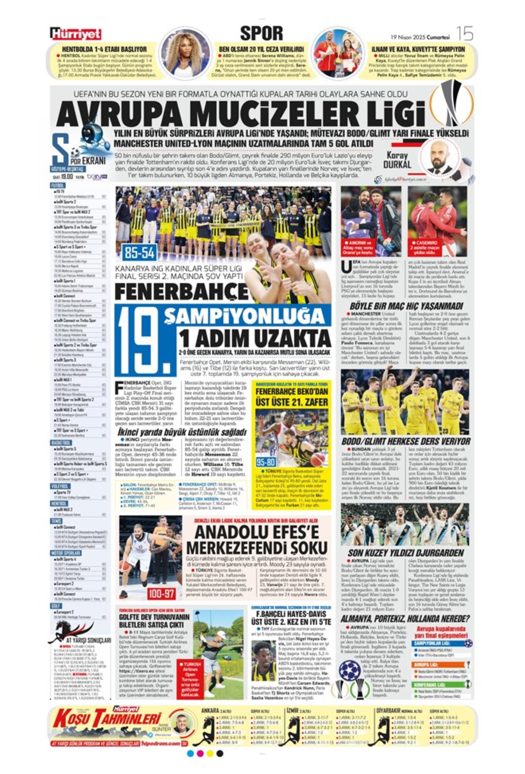 Sporda günün manşetleri: Skriniar'da Pereria tehlikesi